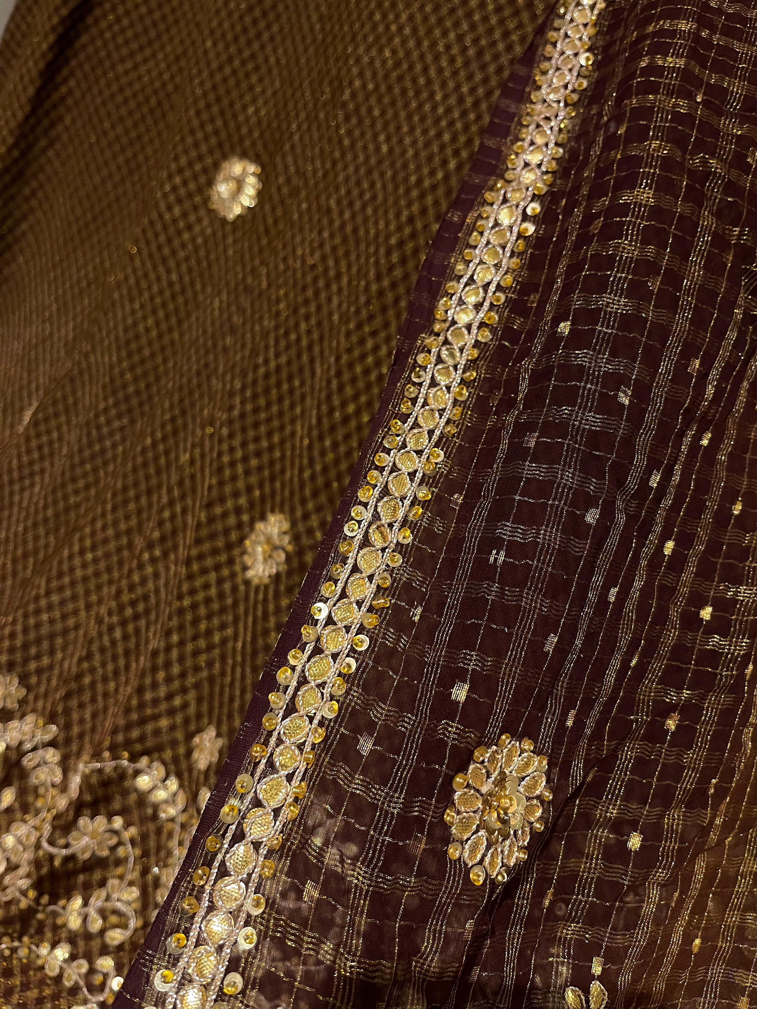 Coffee Brown Lehenga Set