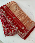 Pure Gajji Silk Saree