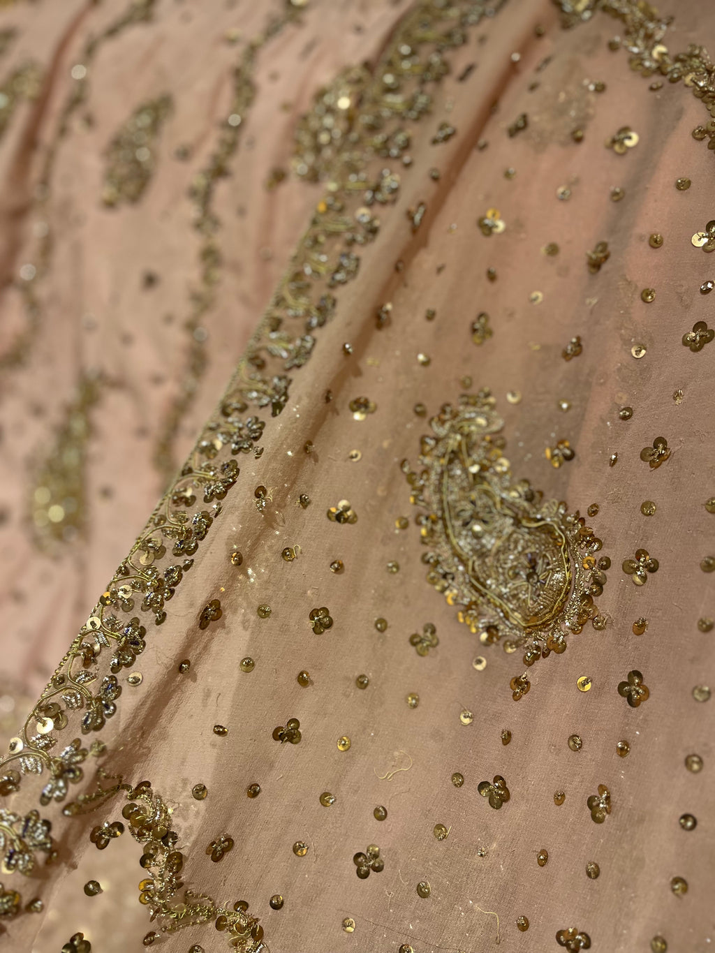Pastel Pink & Golden Charm Lehenga Set
