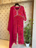 Alia Style Pink Bandej Suit