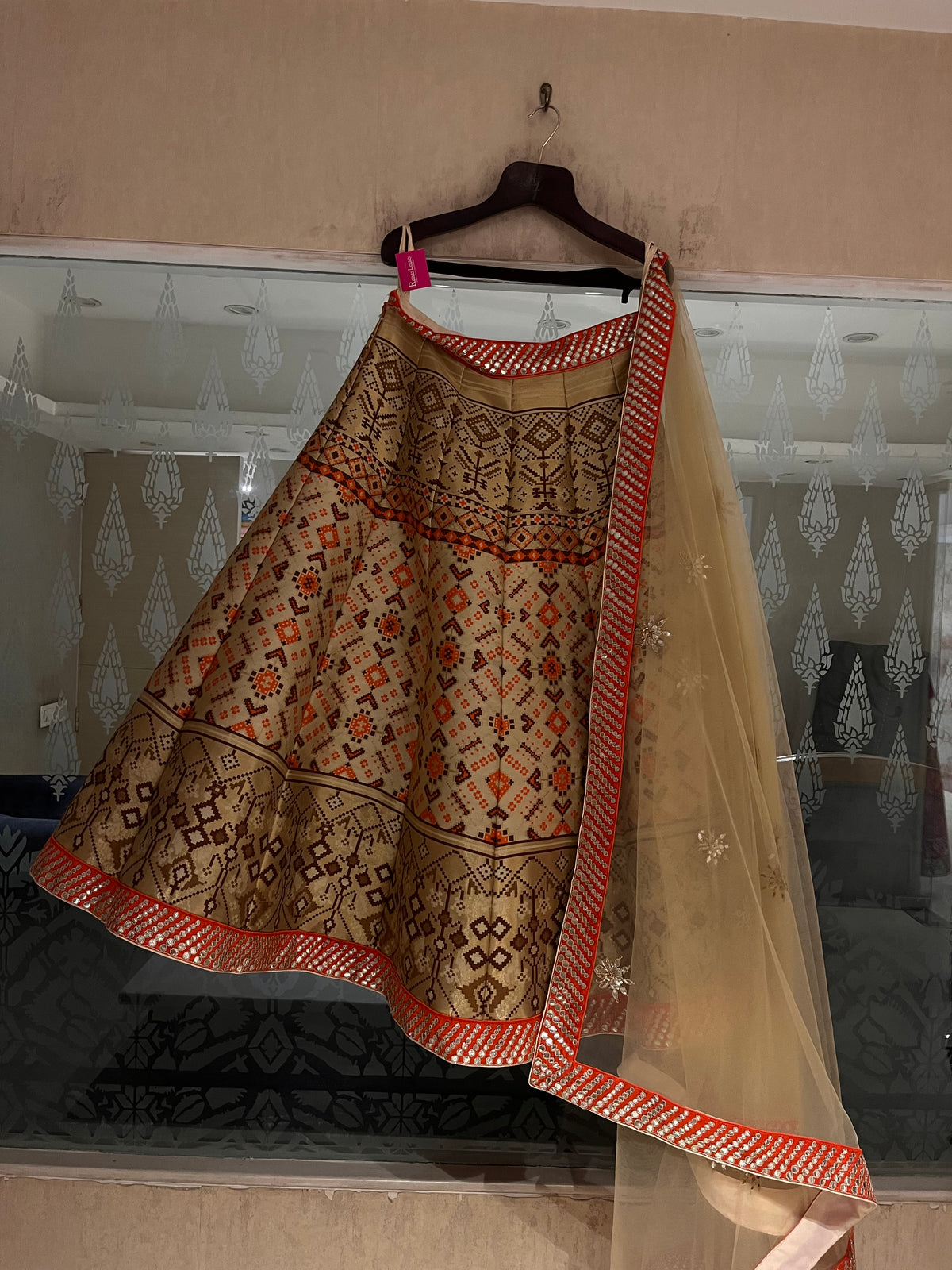 Gold Banaras Lehenga Set