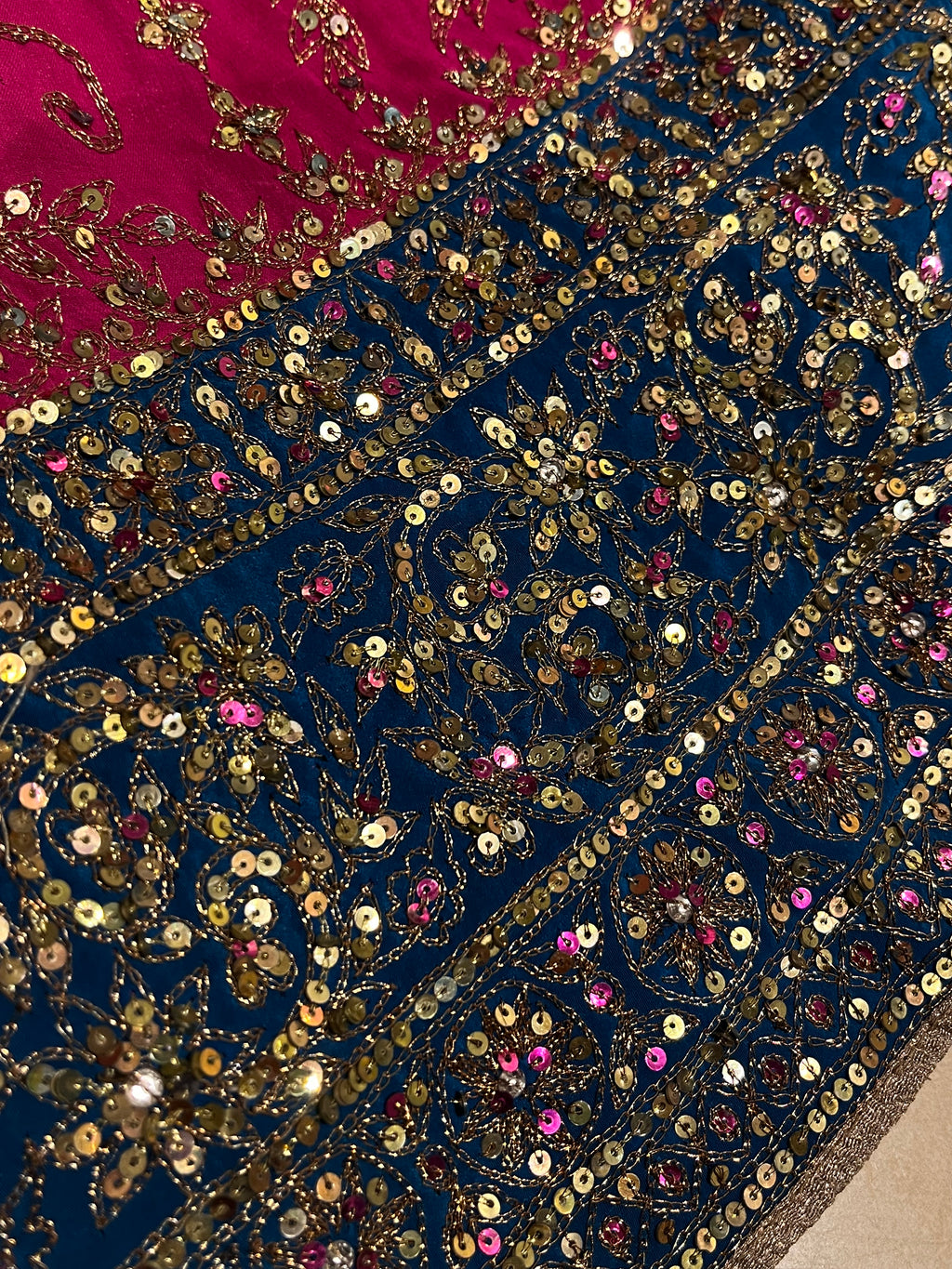 Pink Nd Blue Girly Lehenga Set