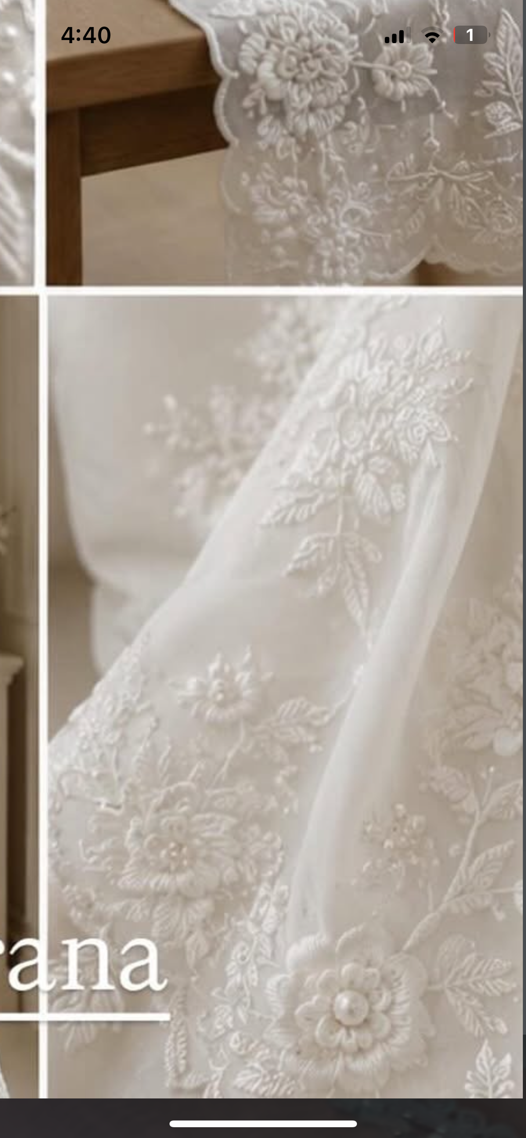White on white saree