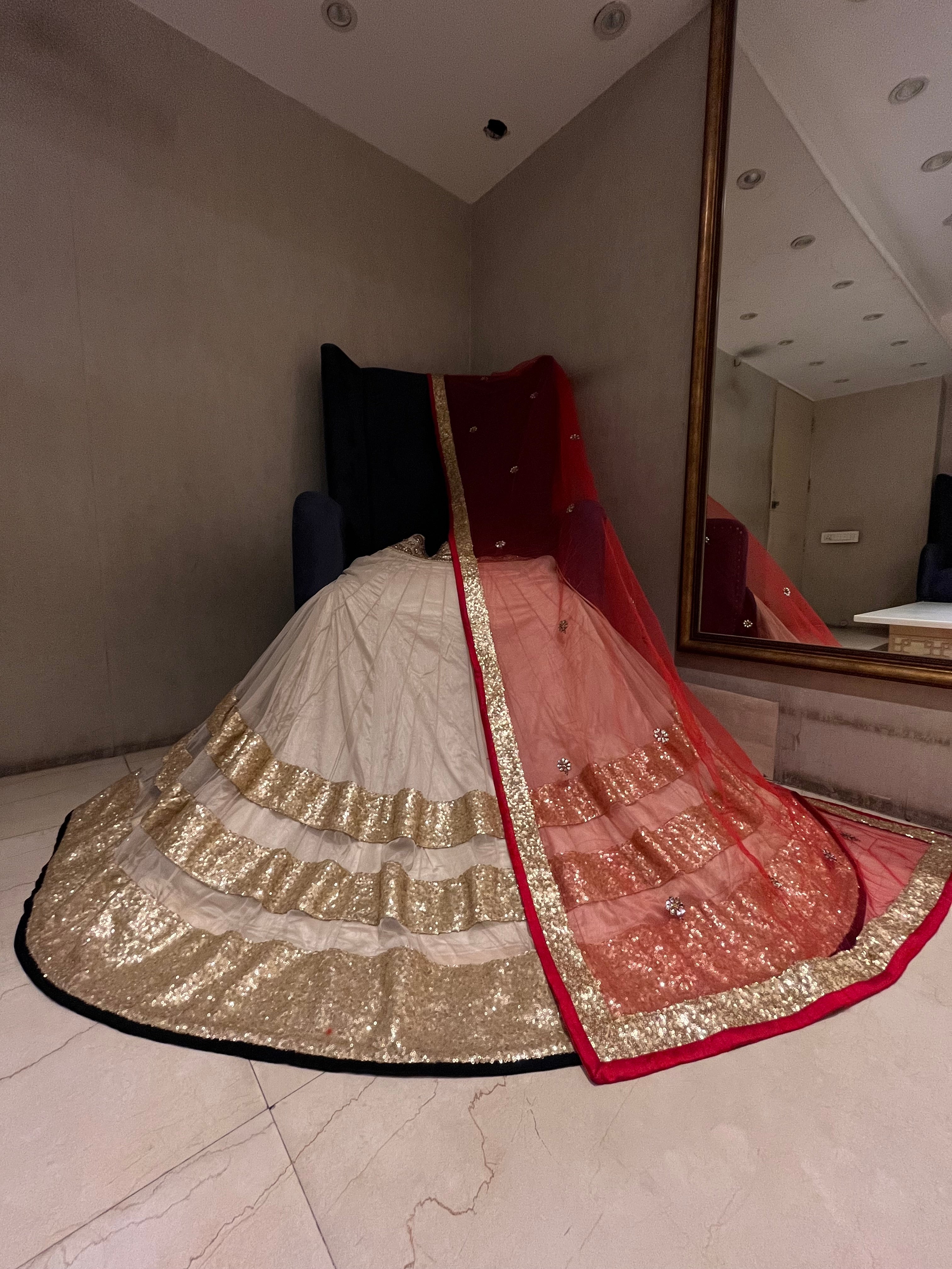Sangeet Night Sequins Lehenga set