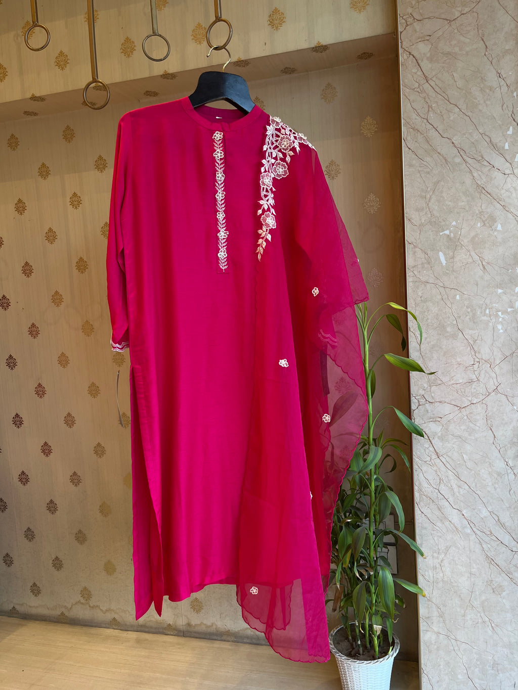 Minimal Pink Suit