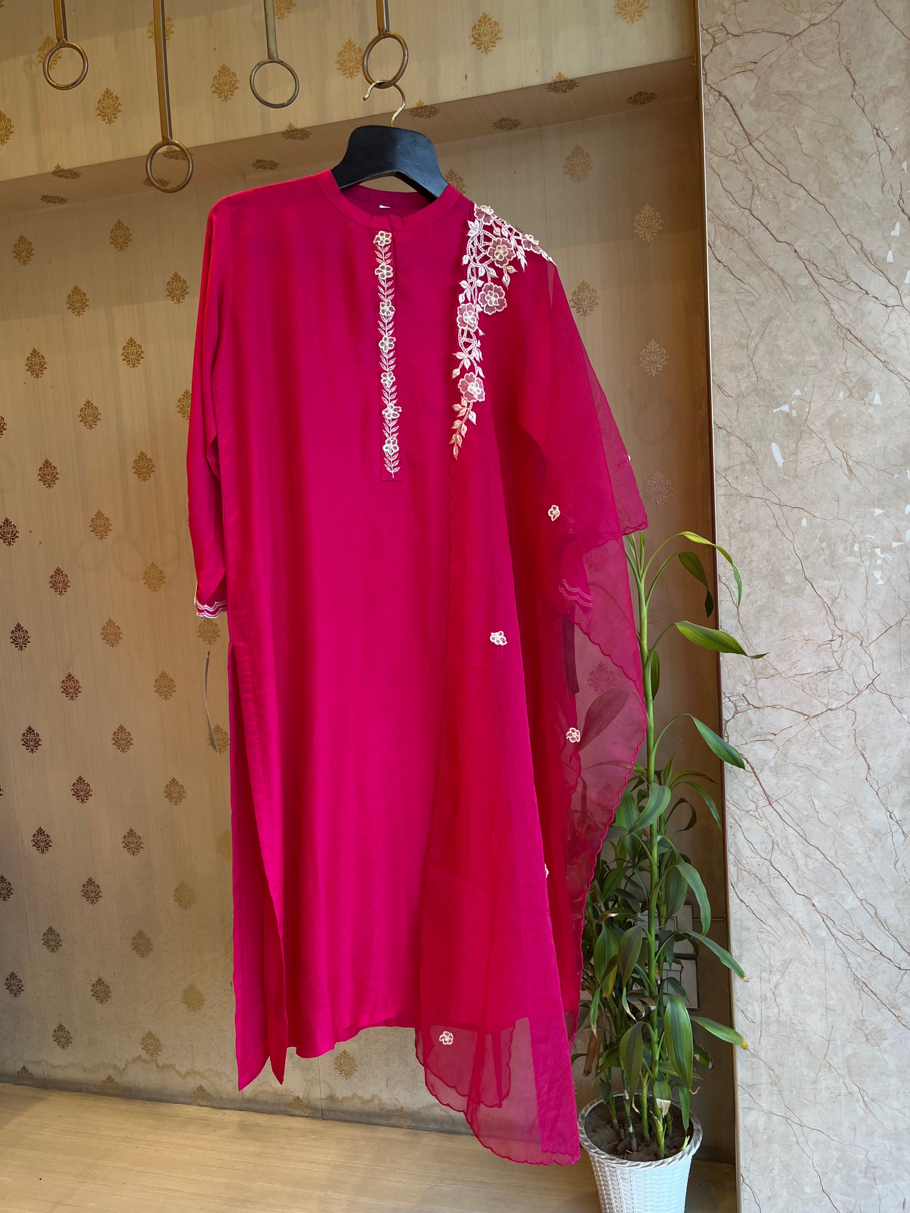 Minimal Pink Suit
