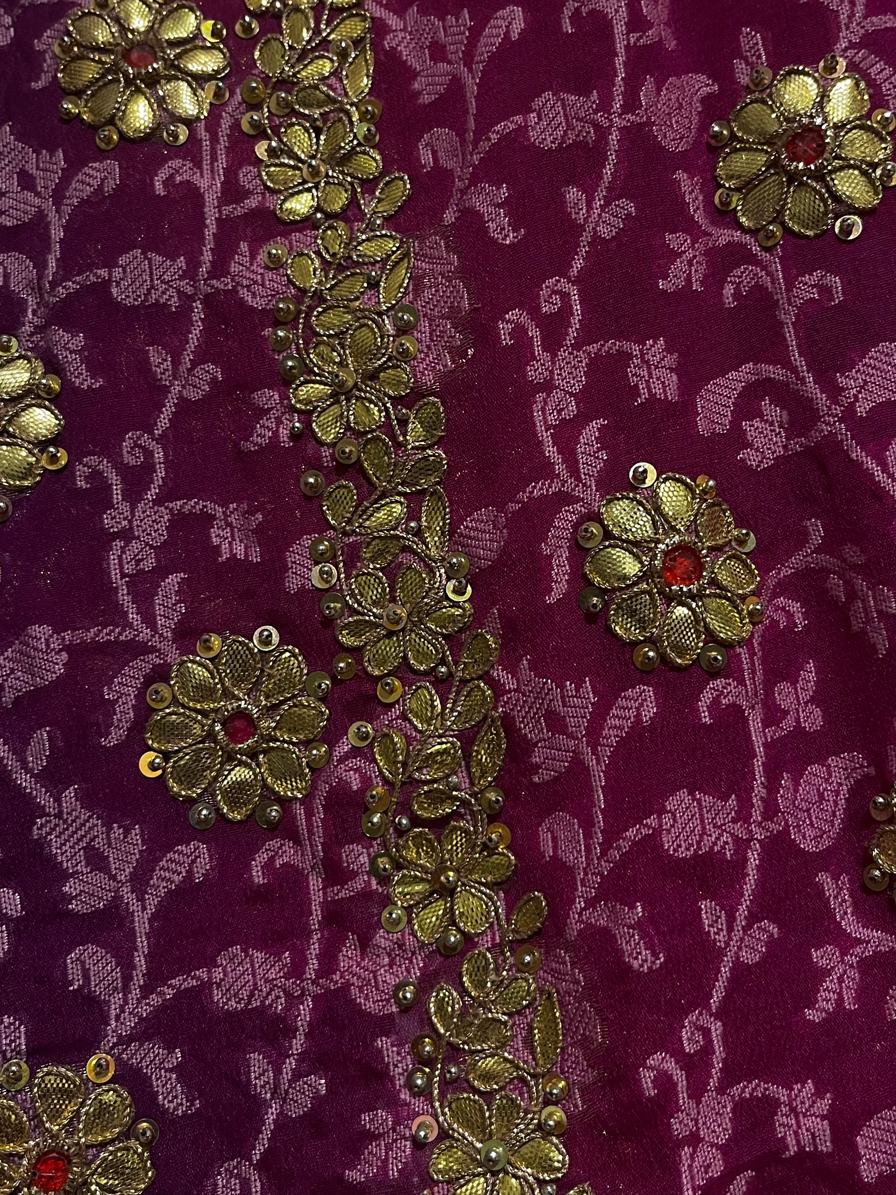 Traditional Chanderi silk Lehenga Set