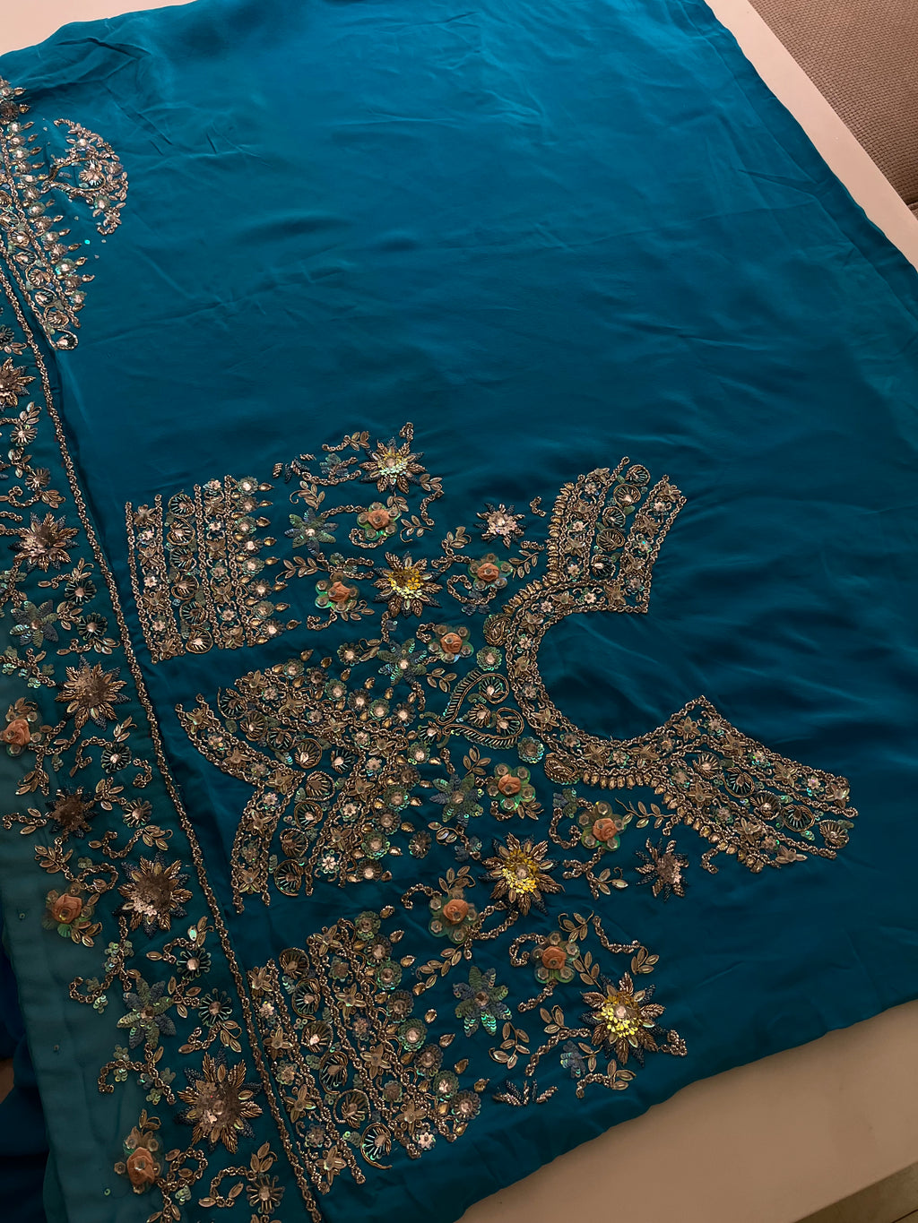 Sky Blue Elegant Lehenga set