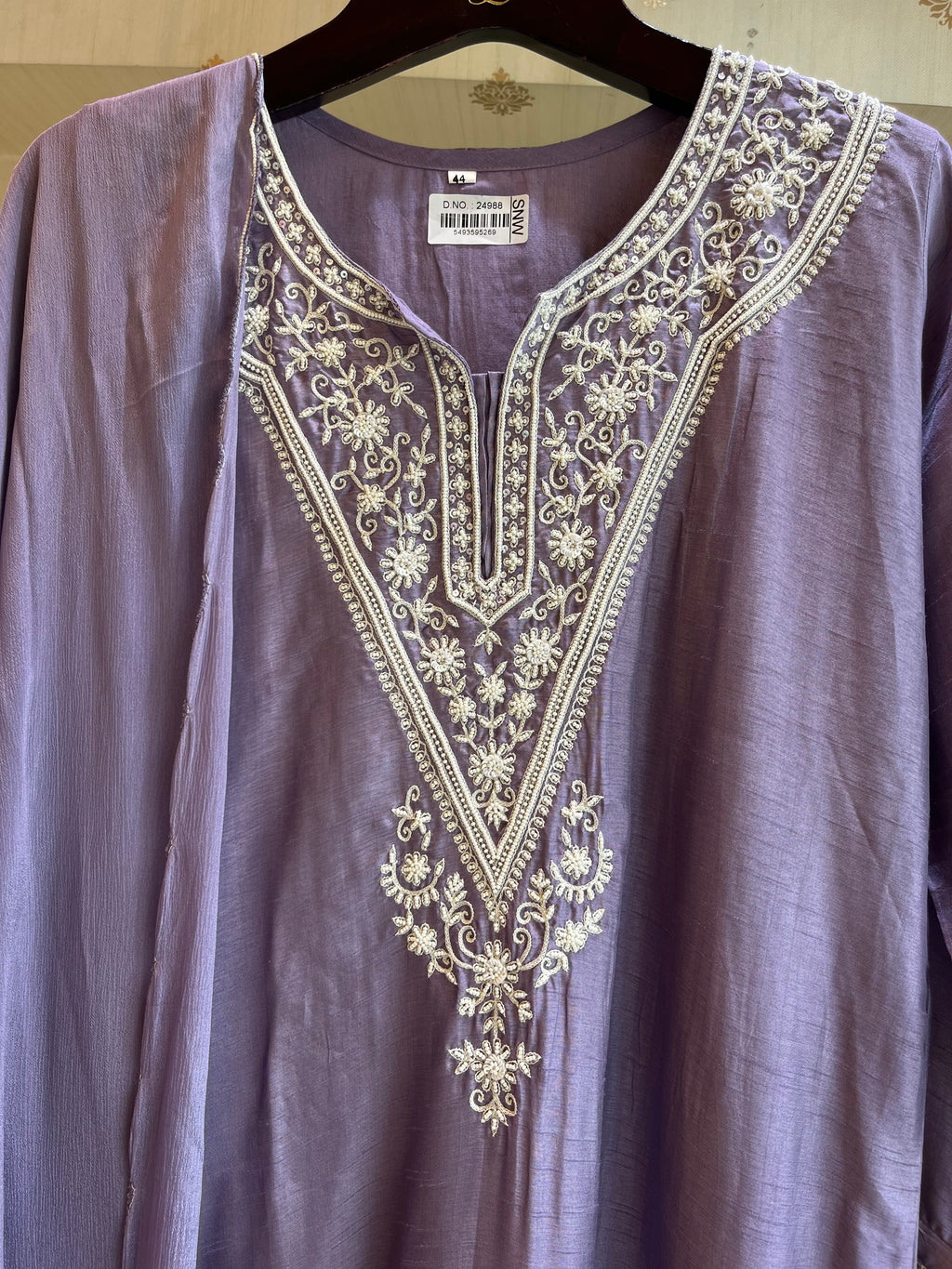 Lavender Straight Suit set