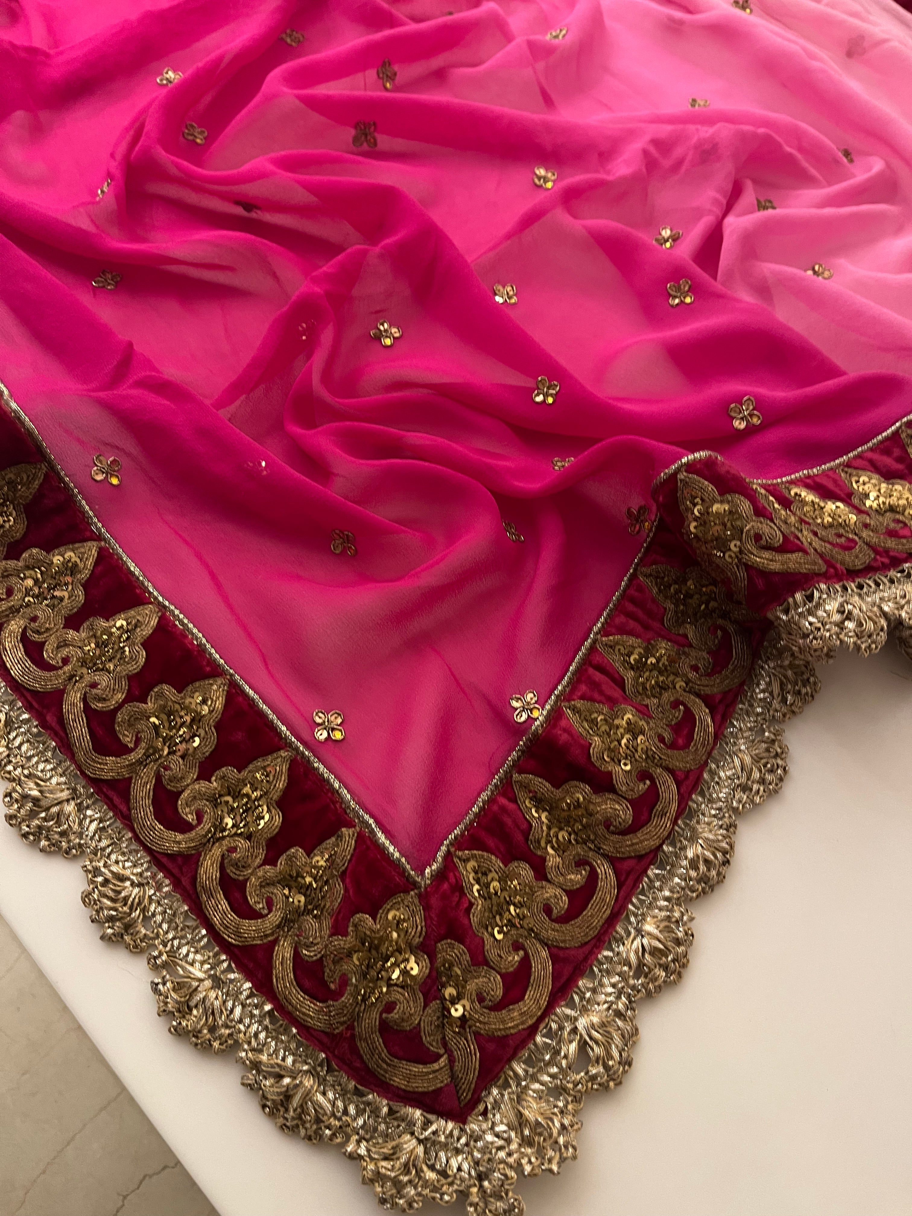 Shades Of Pink Saree