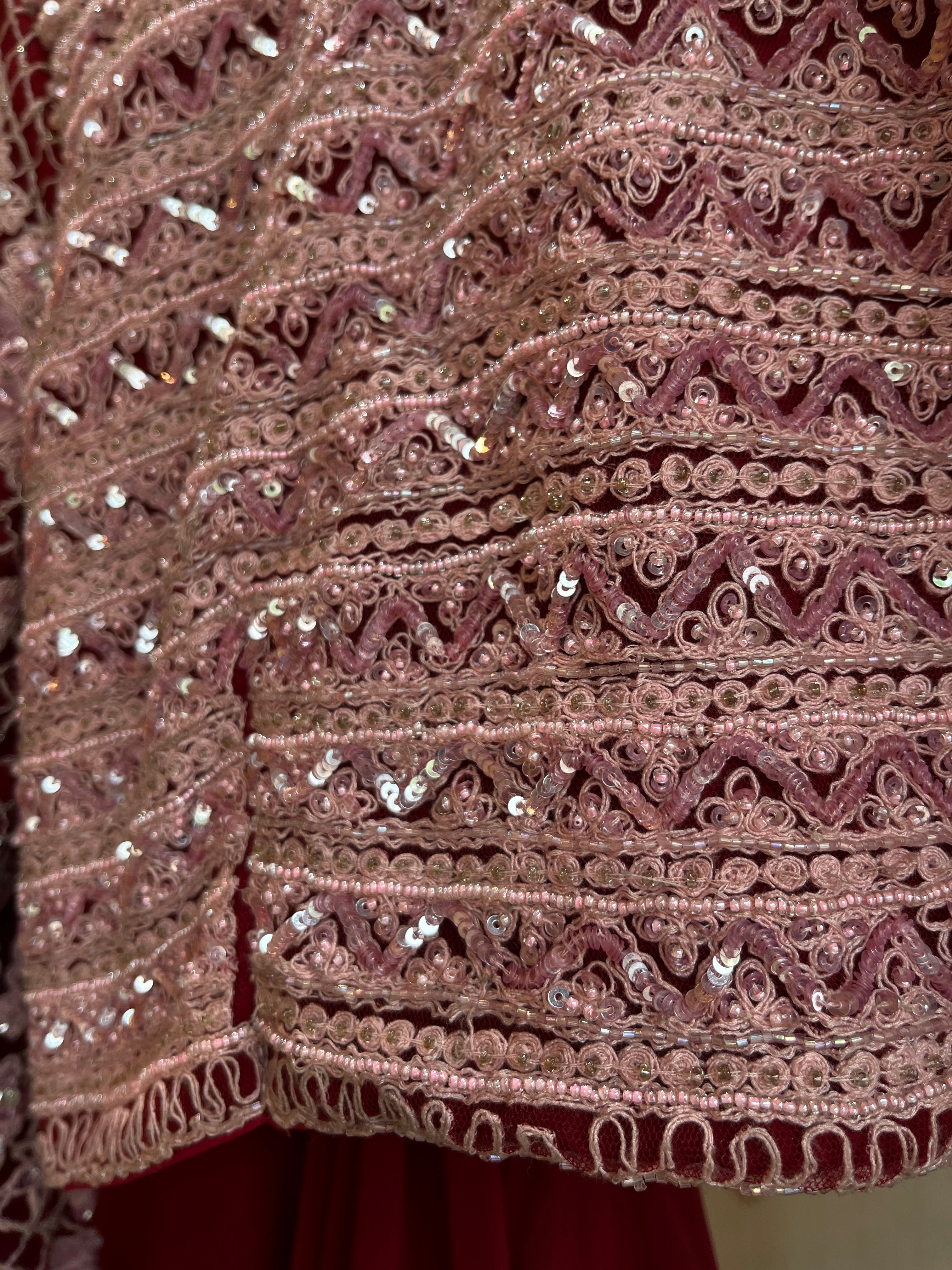 Rose Pink Light Lehenga Set