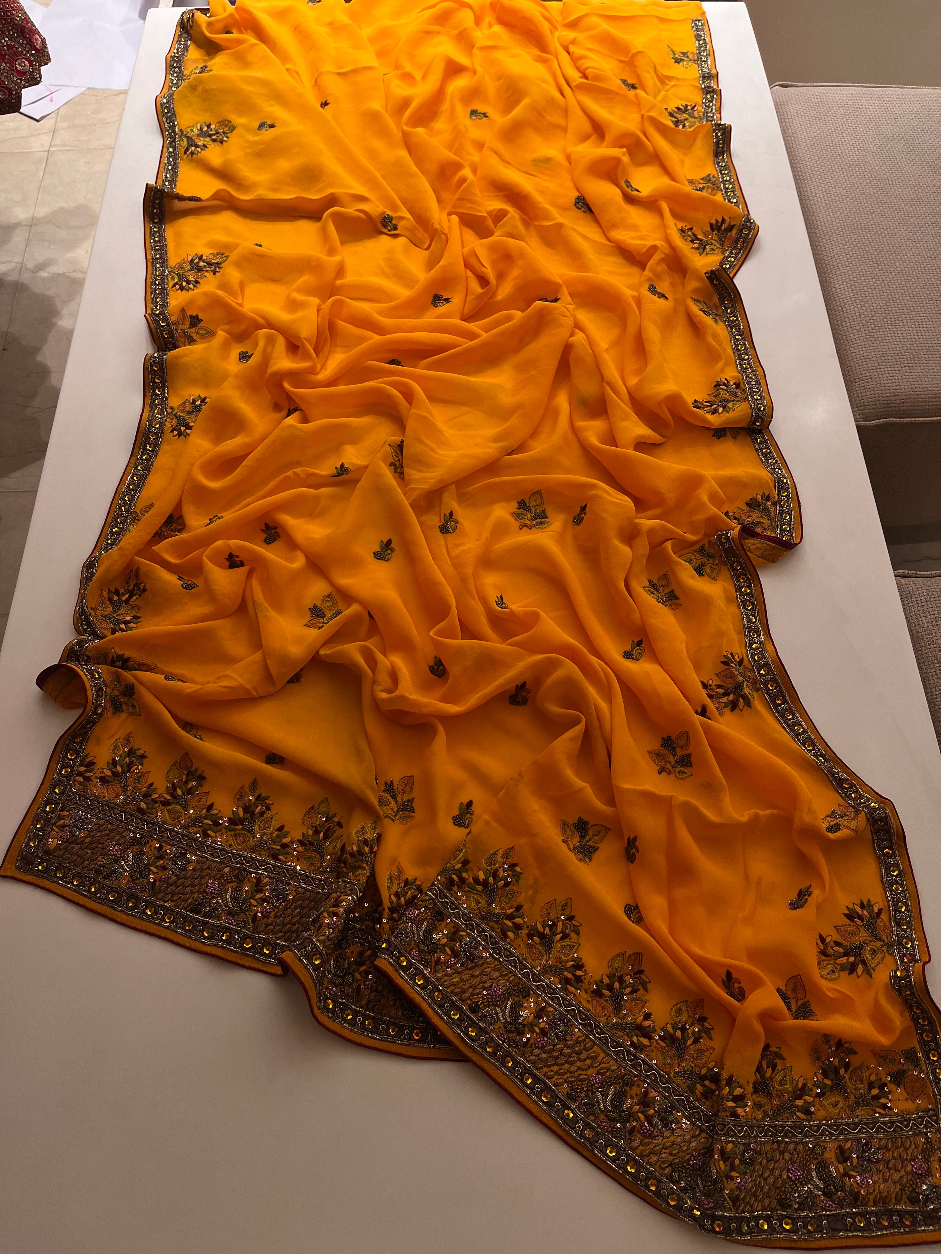 tarun tahiliani designer embroidered saree