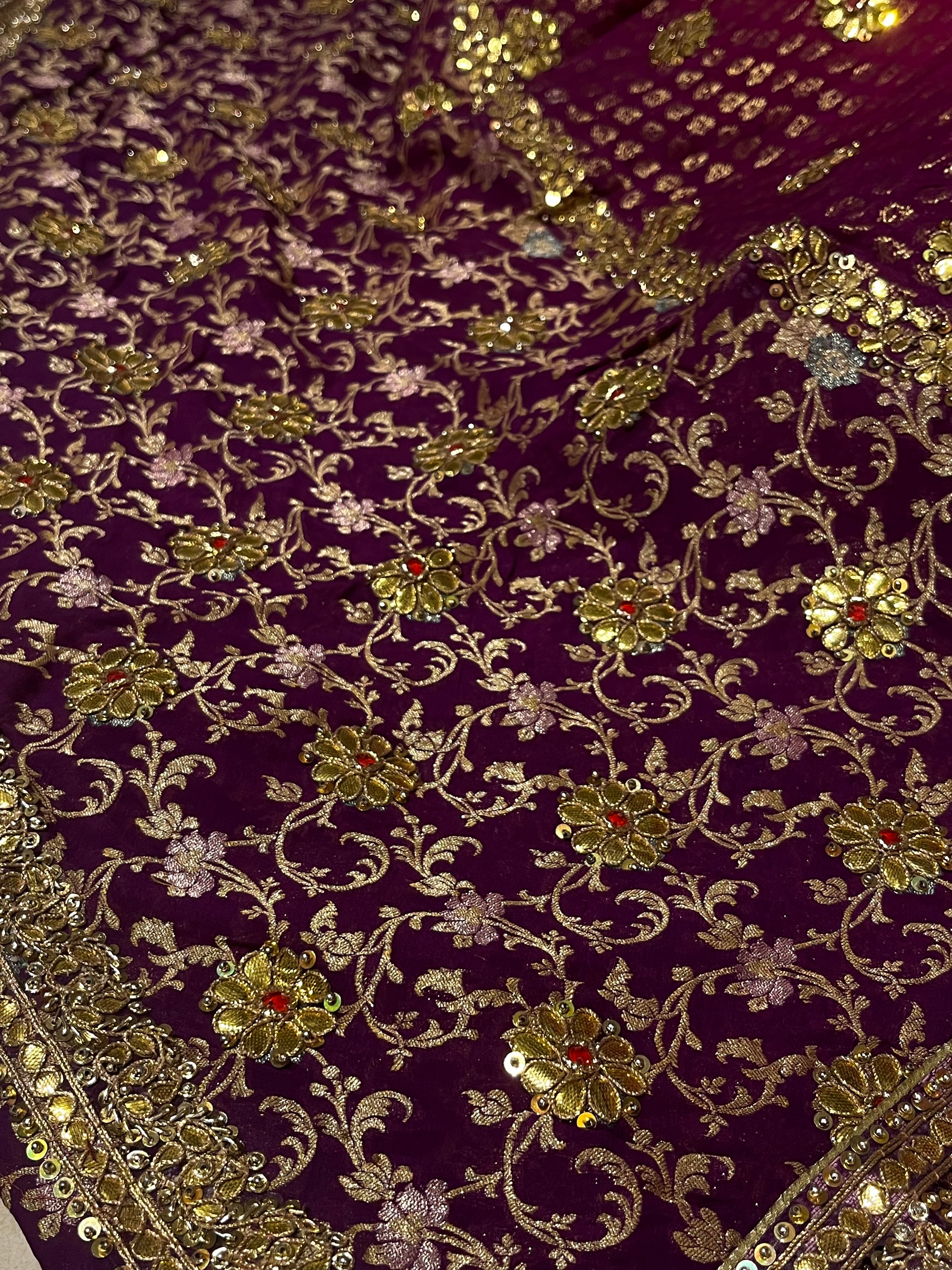 Traditional Chanderi silk Lehenga Set