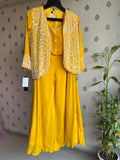 Mustard Indo-Western Set