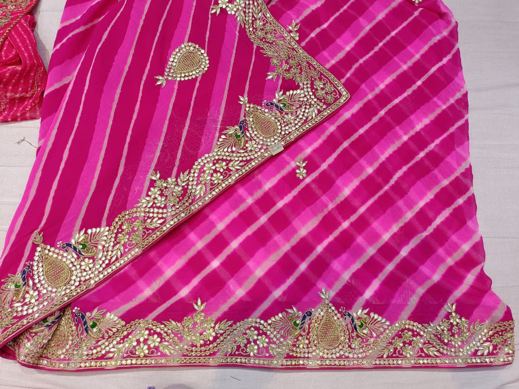 Leheriya exclusive saree