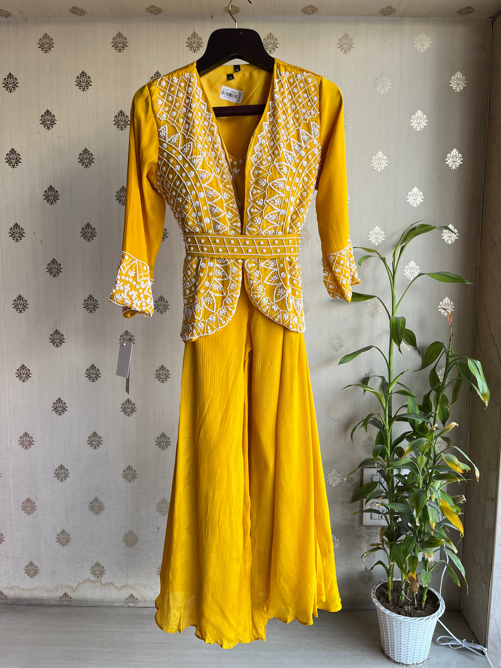 Mustard Indo-Western Set