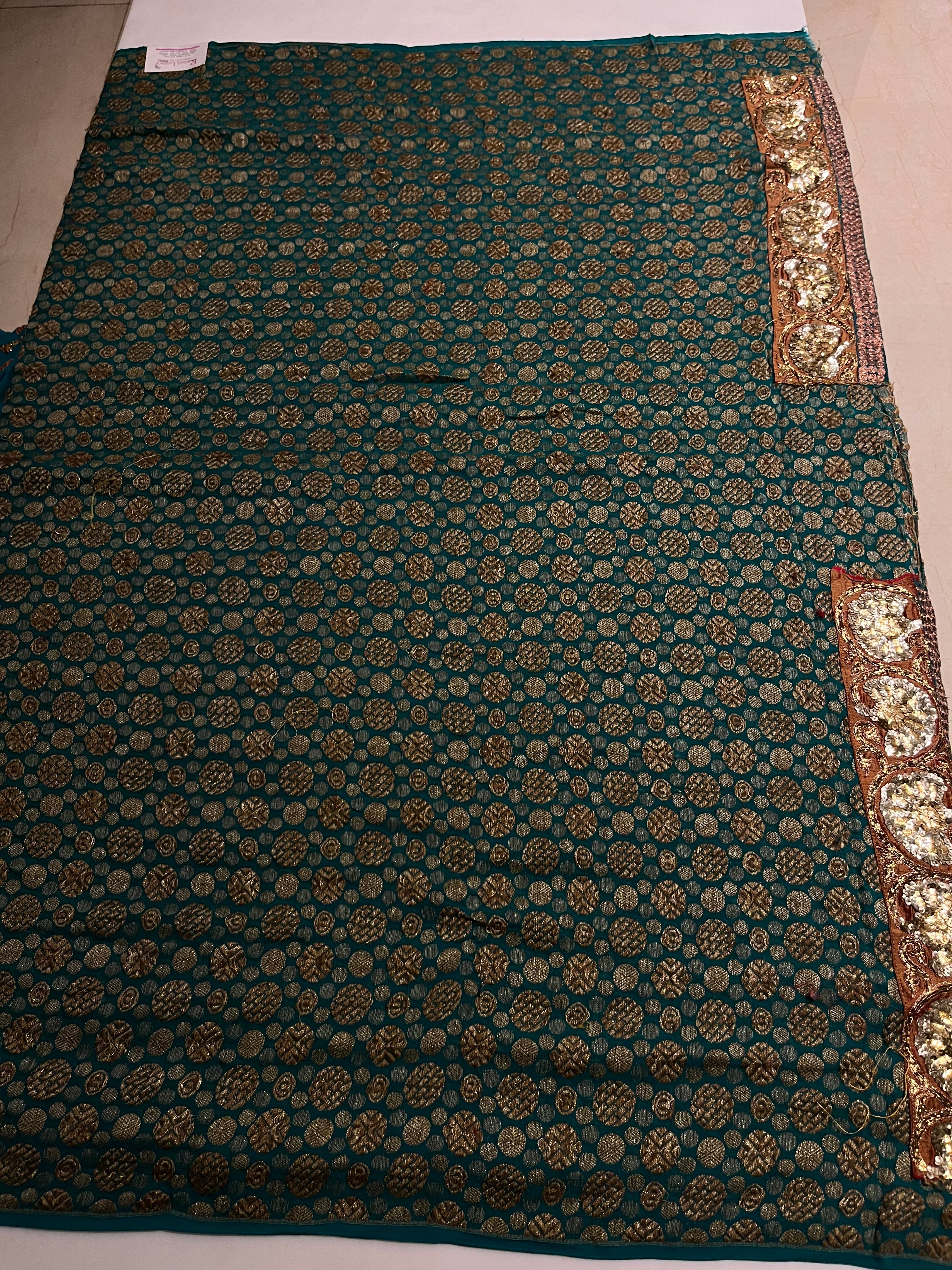 Rust Orange Sequins Lehenga set