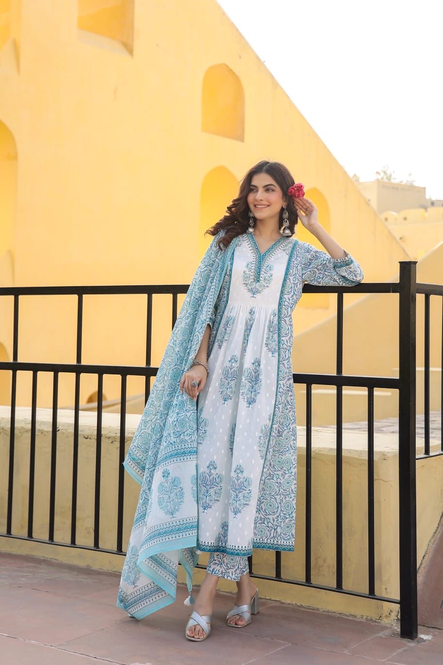 summer cotton suit set