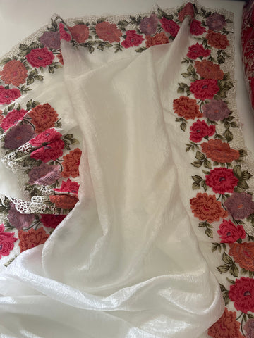 👑 Elizabeth Organza saree
