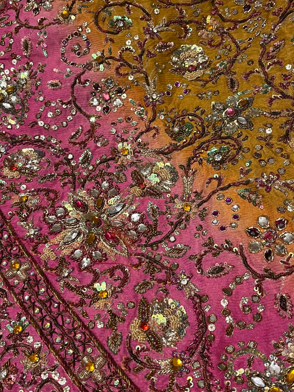 Bridal Heavy Zardozi Lehenga Set