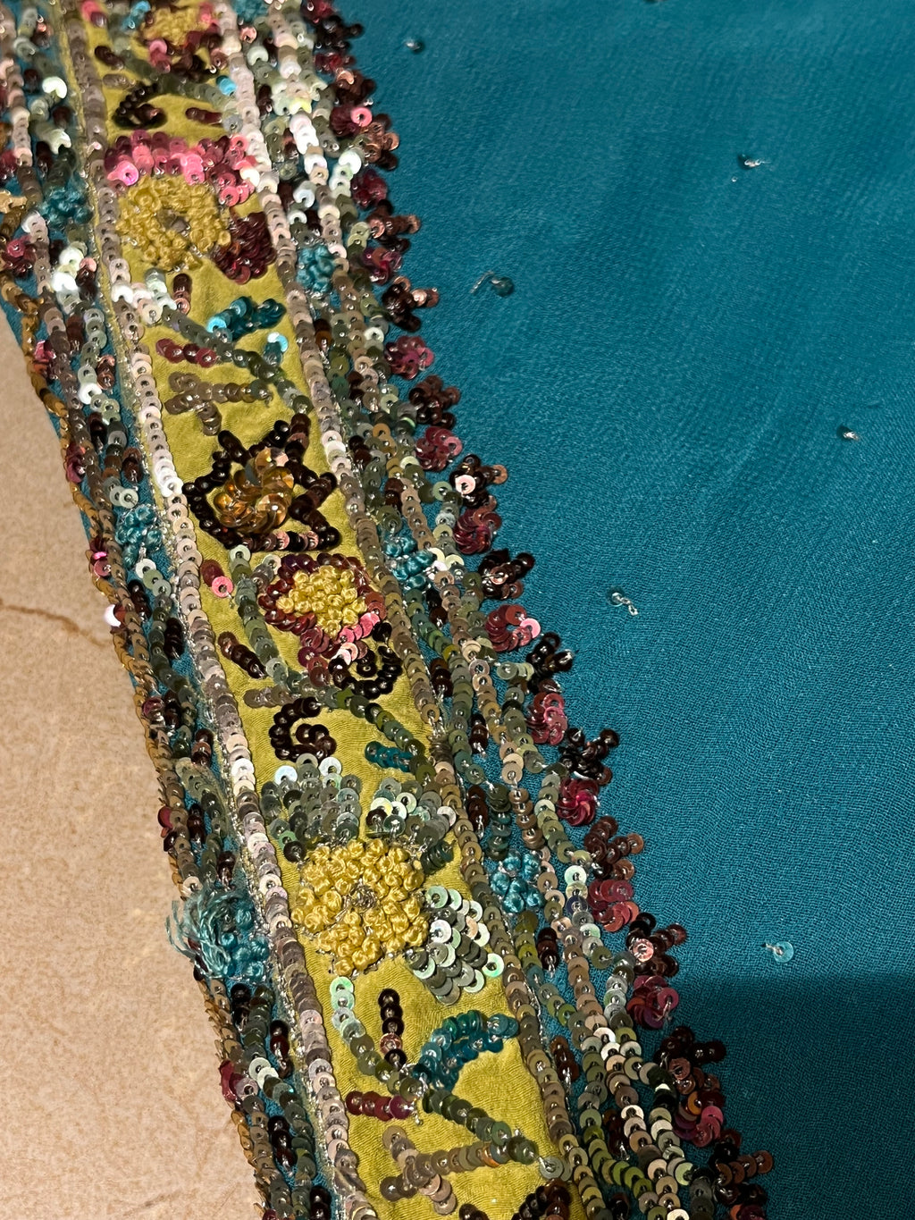 Lemon & Firozi Lehenga Set