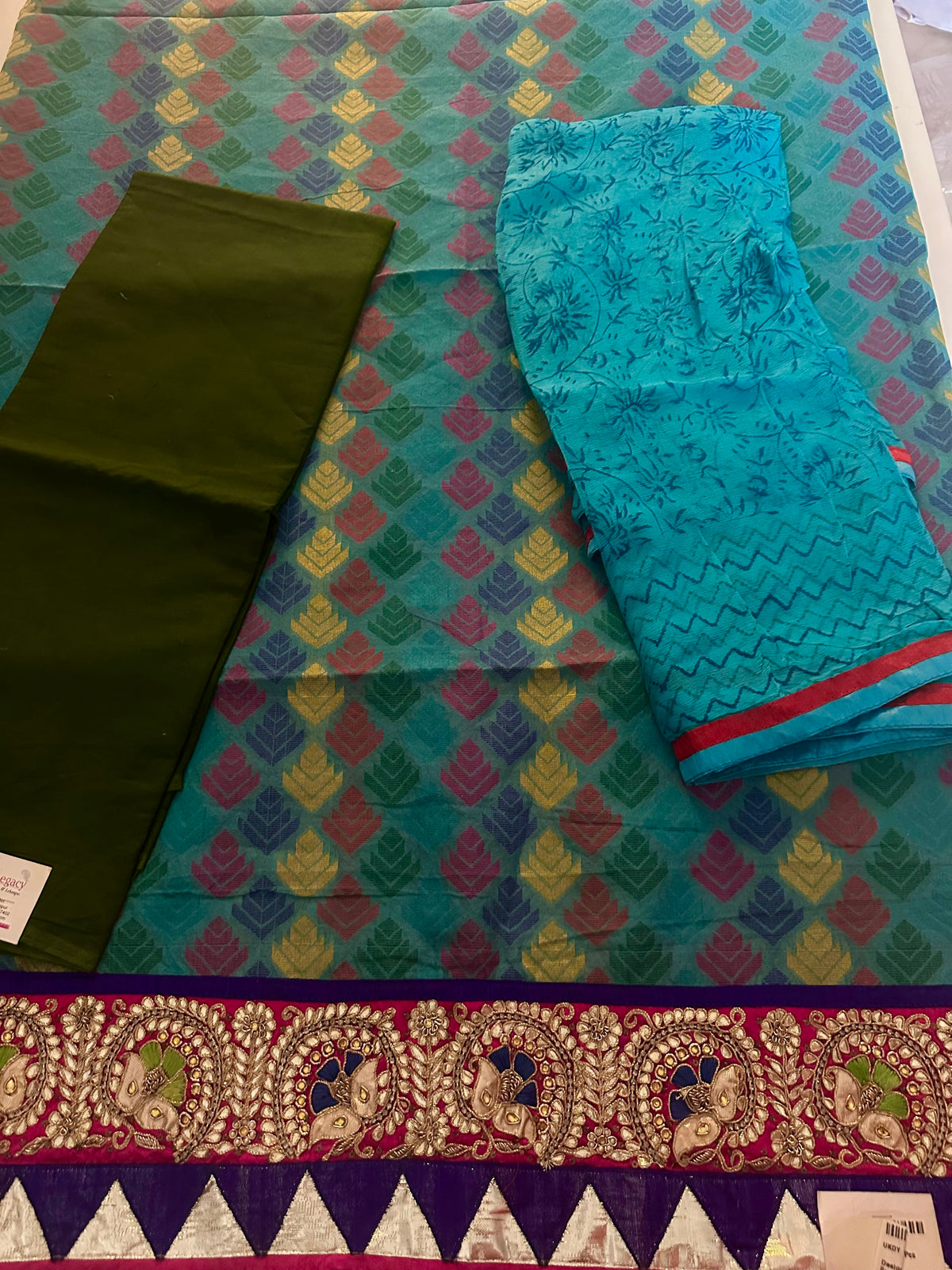 Pure chanderi silk