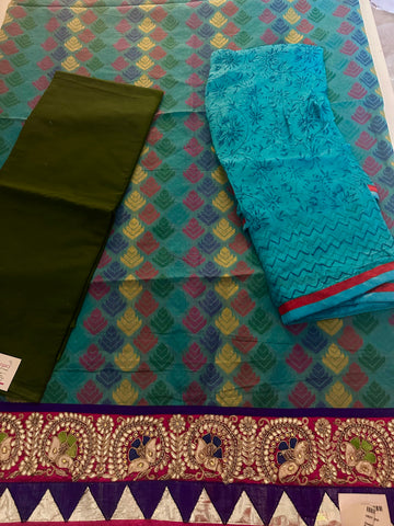 Pure chanderi silk