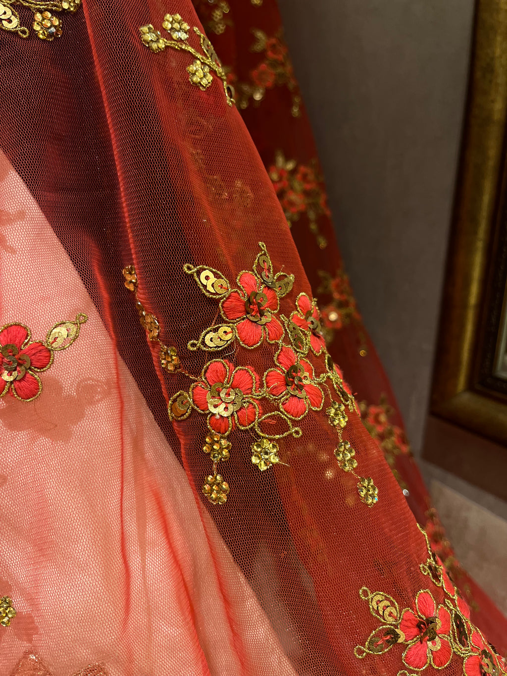 Crème Silk Lehenga