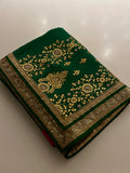 madhuri dixit designer half-half saree
