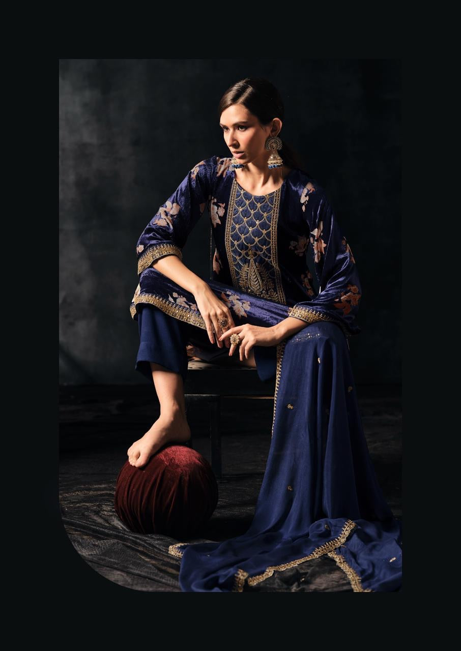 Makhmal stitched suit