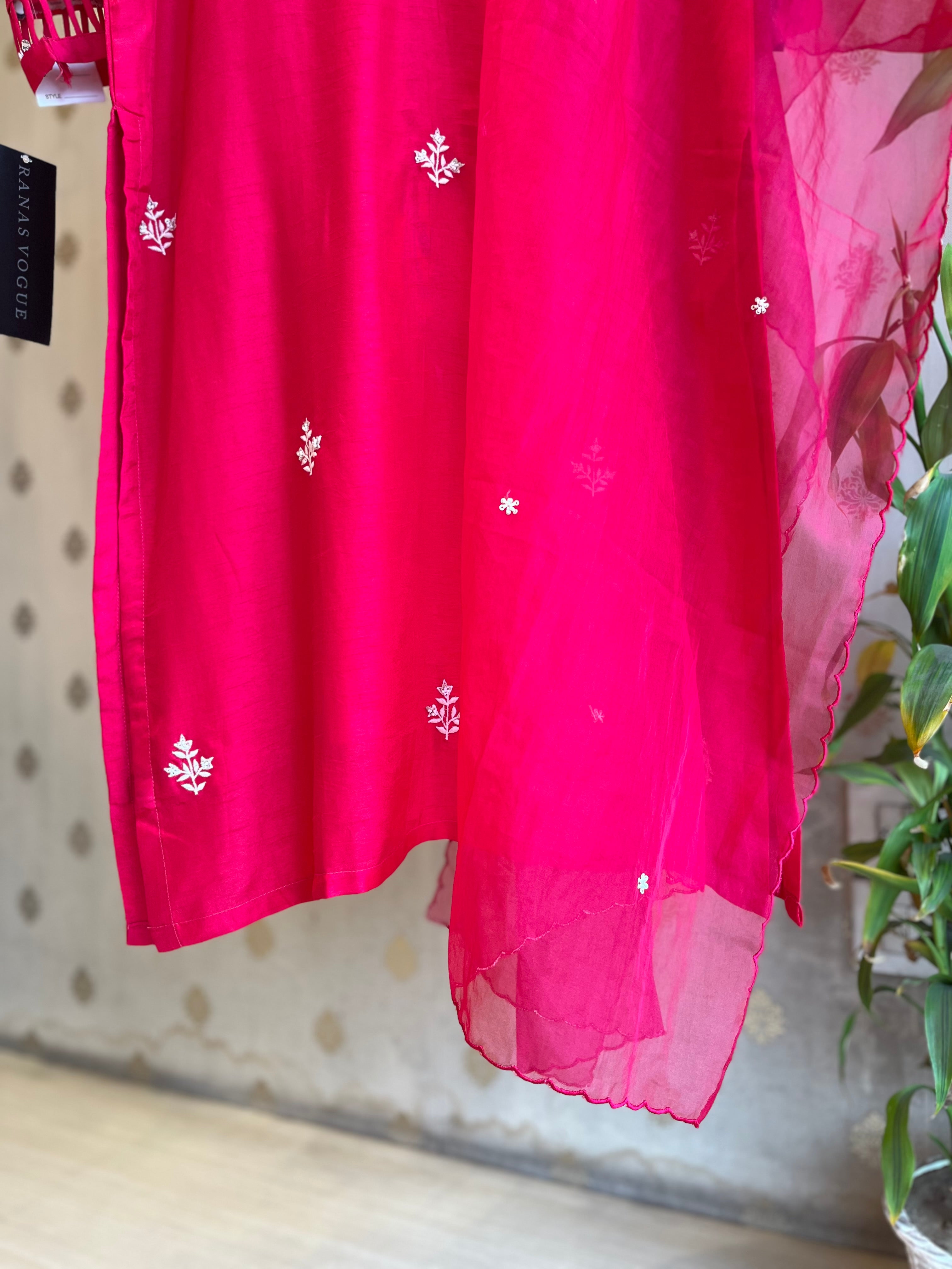 Elegant Raani Pink Suit