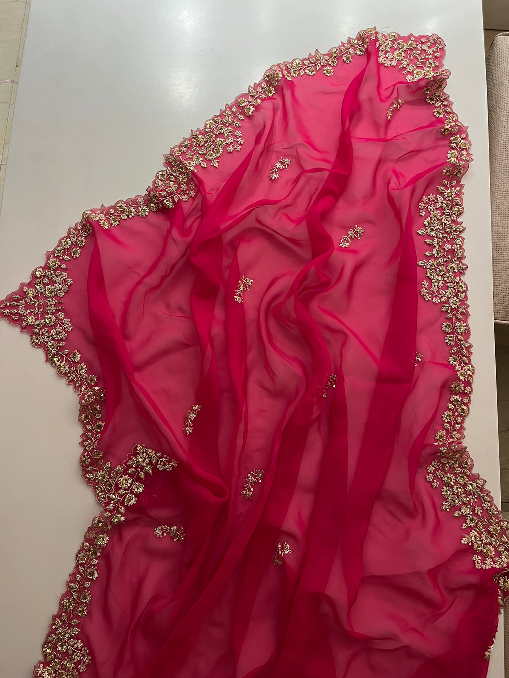 Raani pure Organza Saree