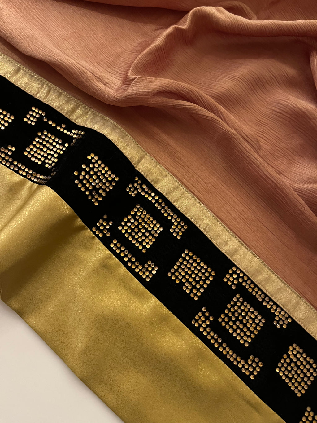 Pure Platinum Chiffon Saree