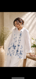 Printed cotton top