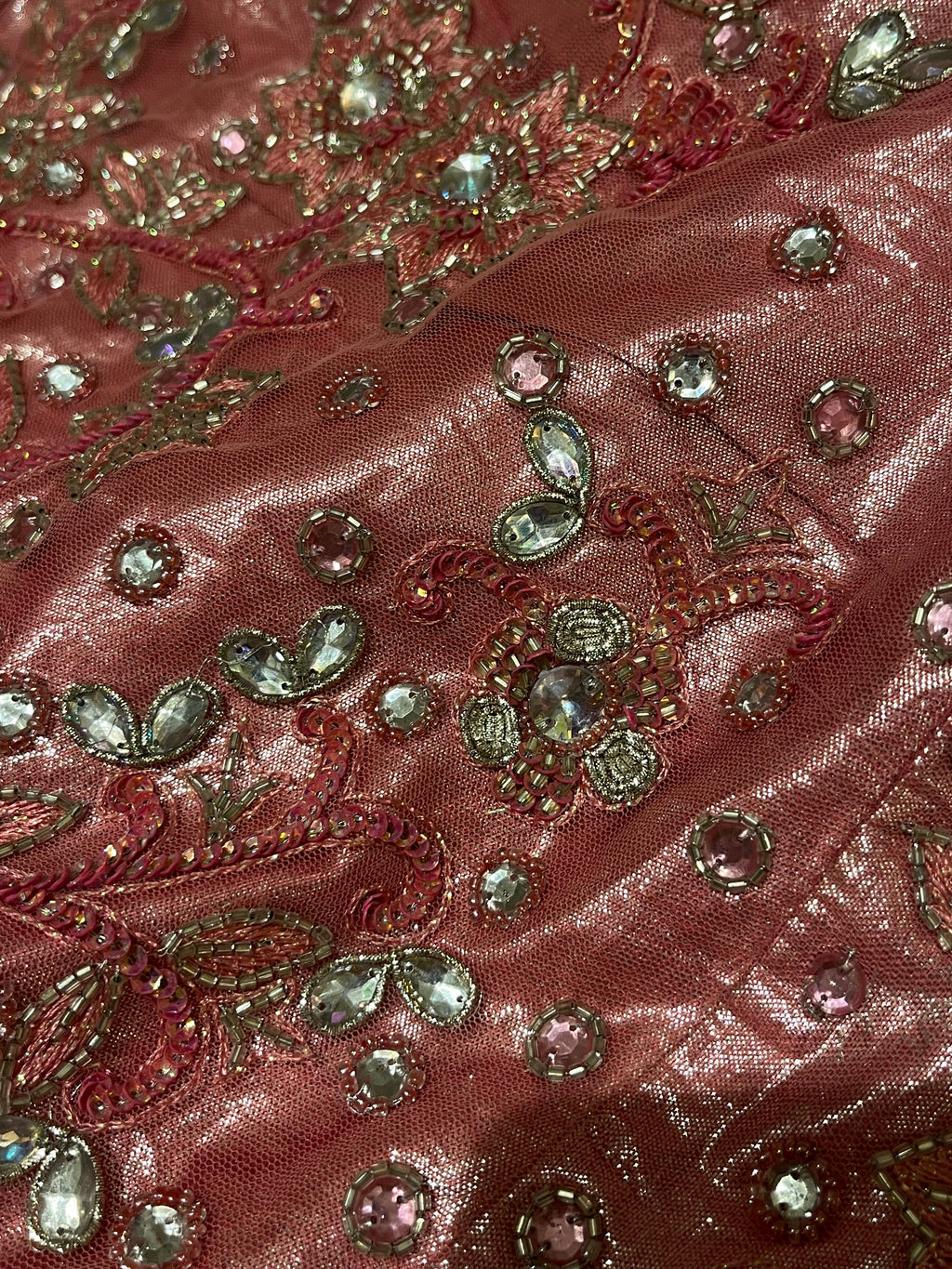 Shimmer Pink Glam Lehenga Set