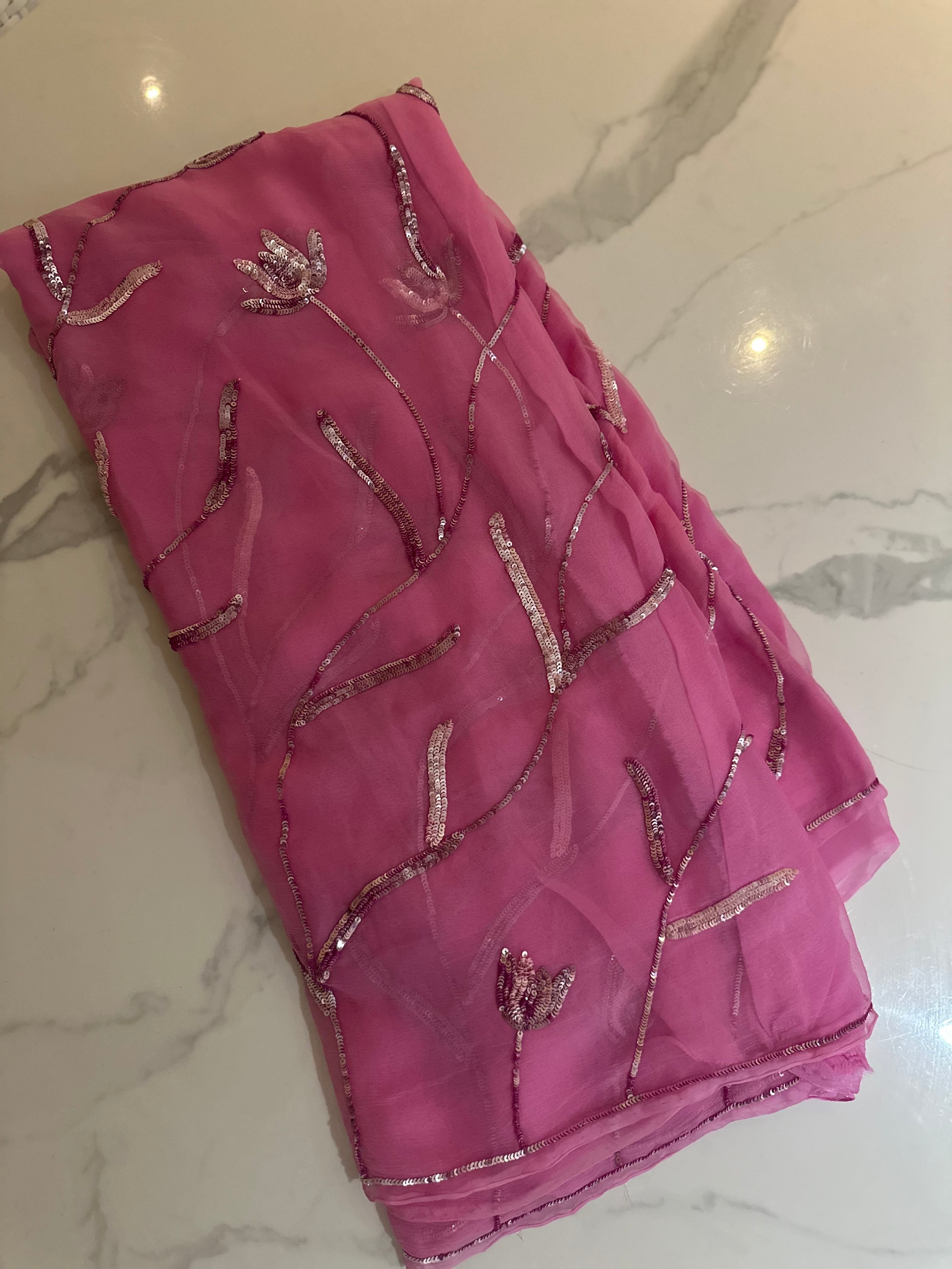 Shehzadi Chiffon saree