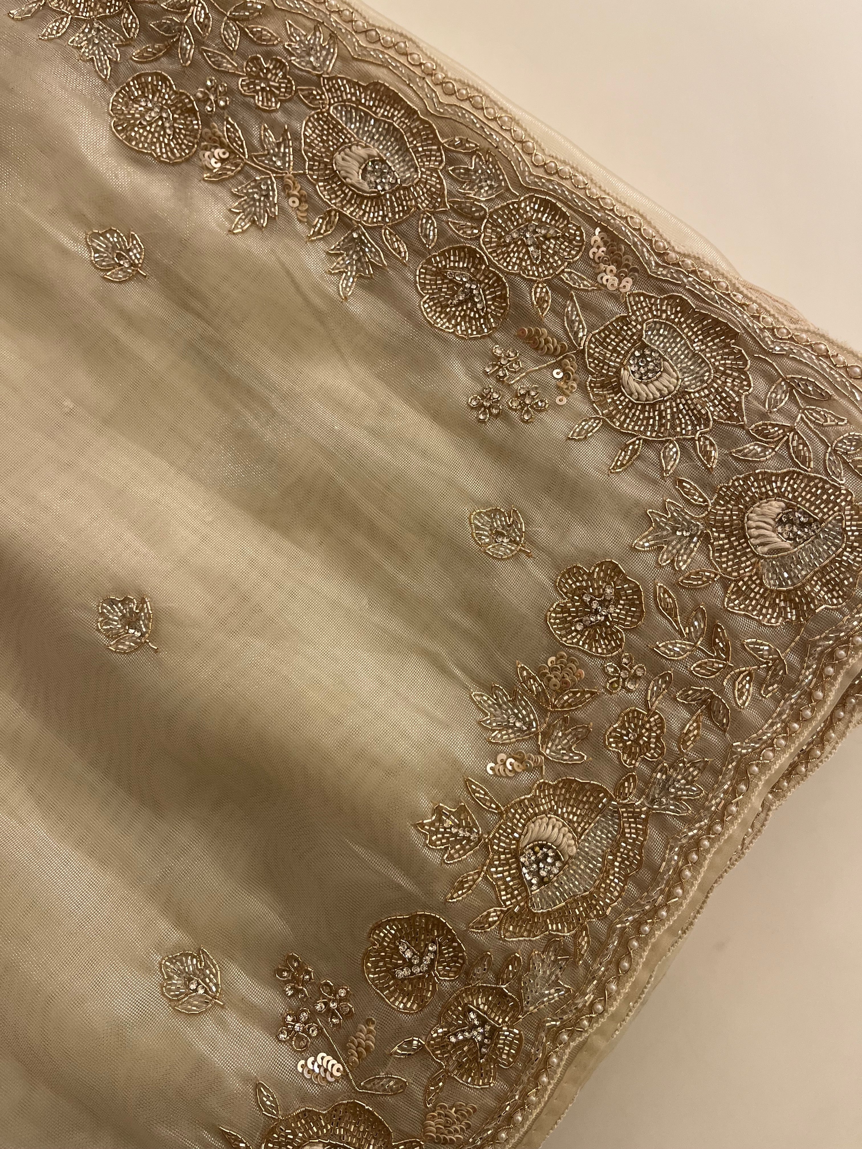 royal zardozi saree