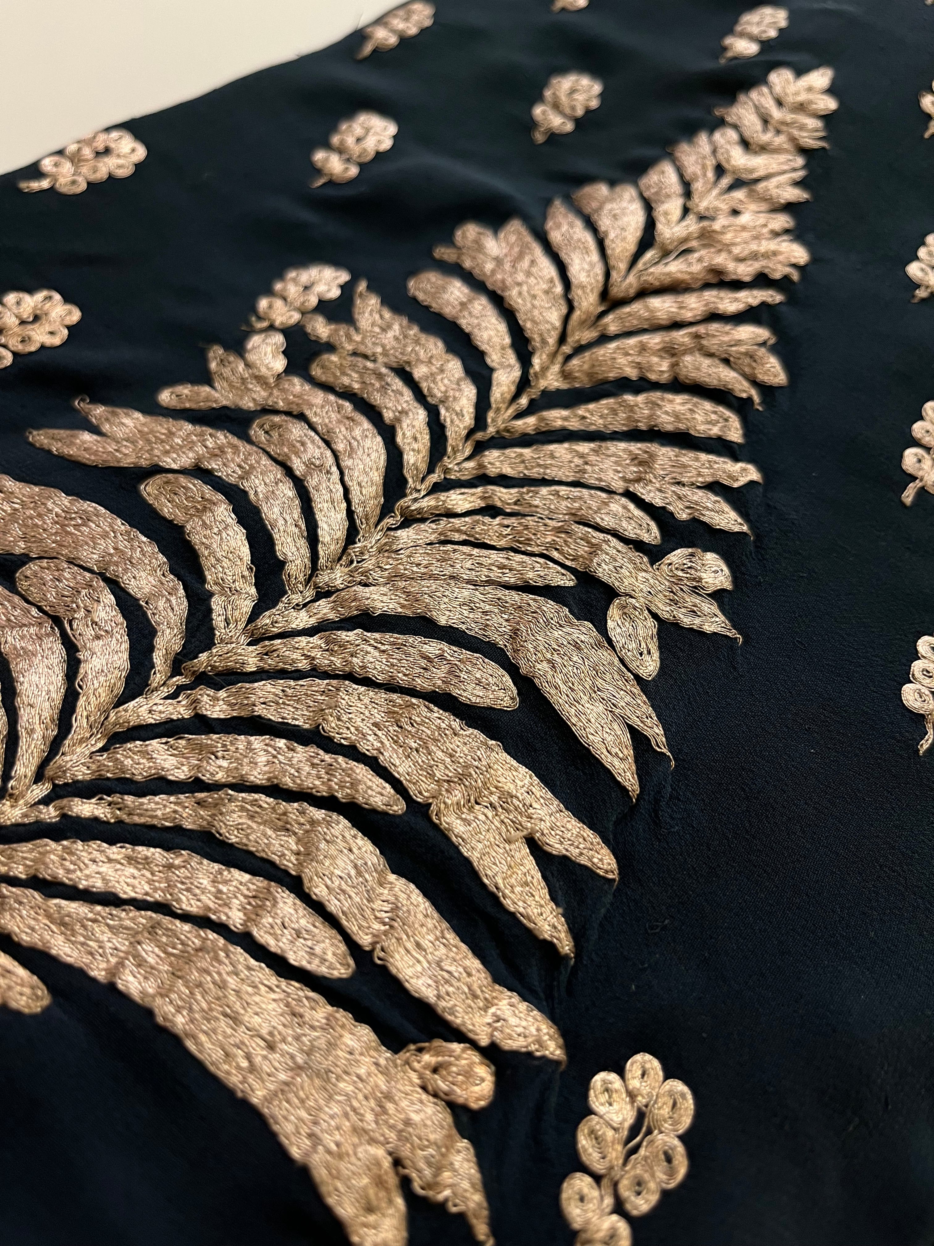 navy&wine heavy saree