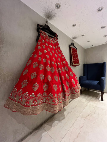 Bridal Red Lehenga Set