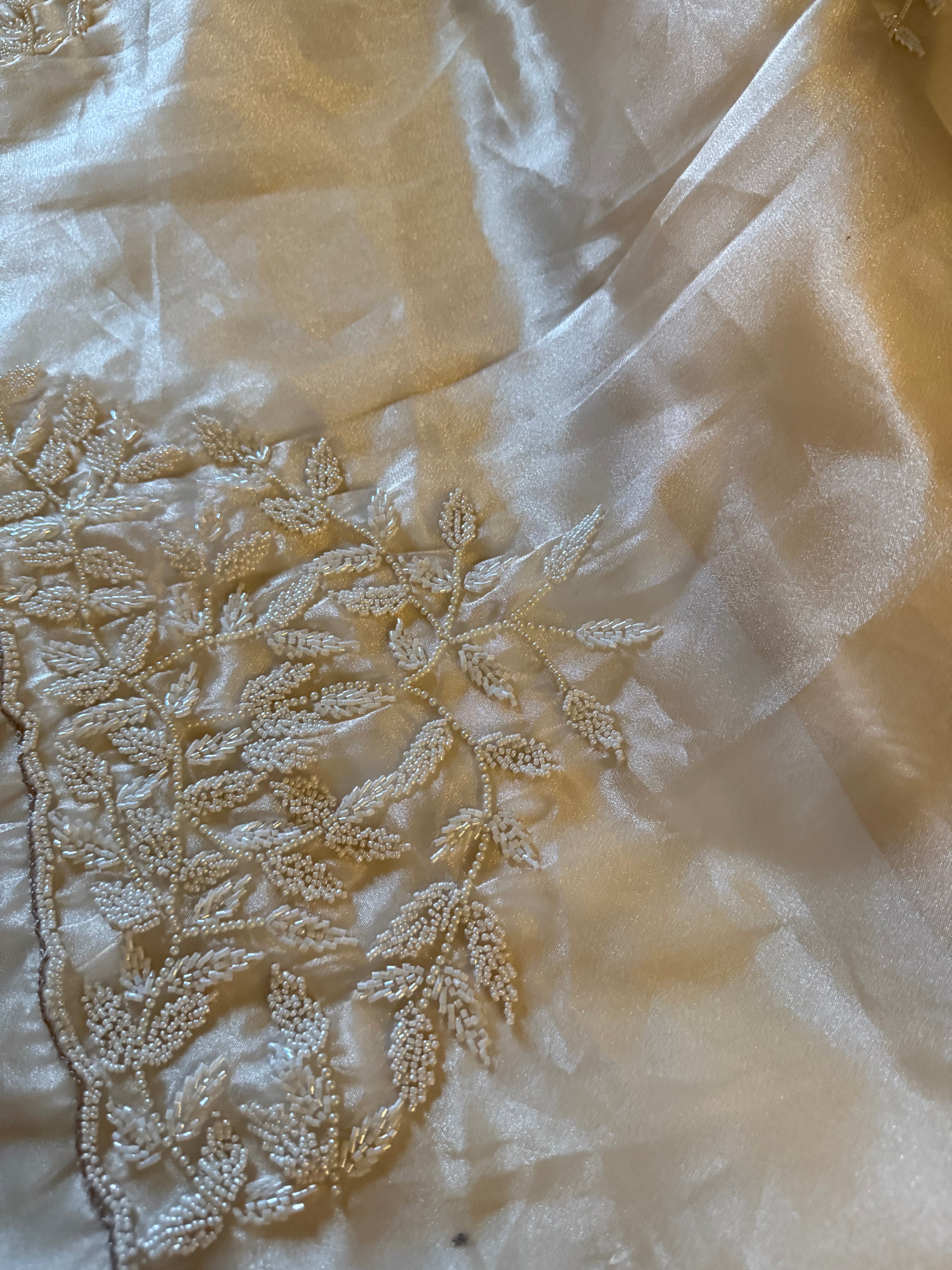 Débutante Champagne Saree