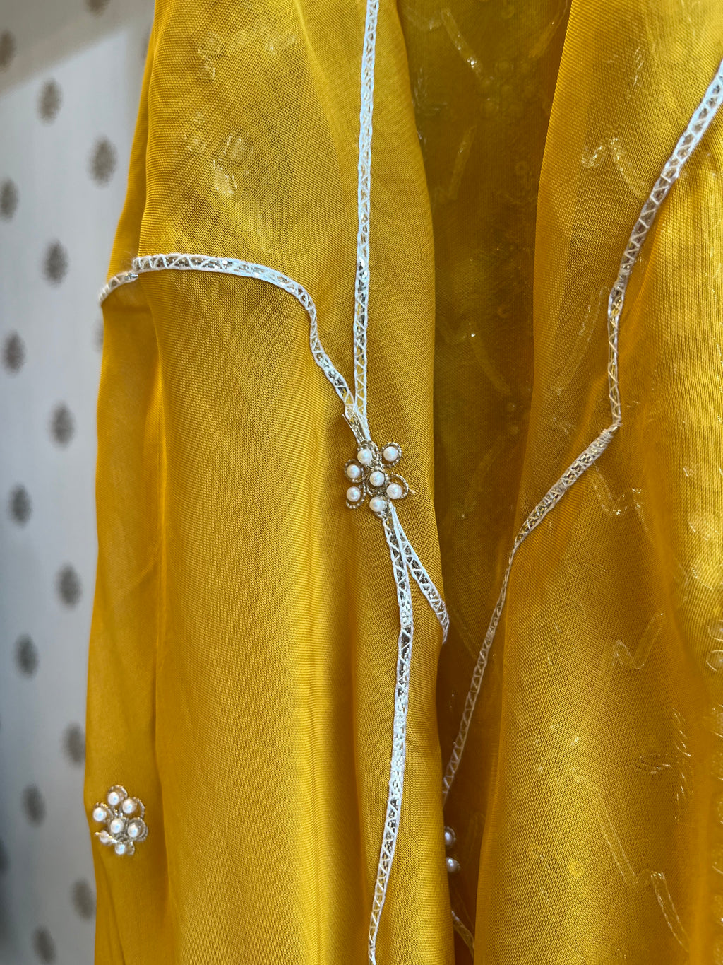 mustard Gotta Patti Suit set