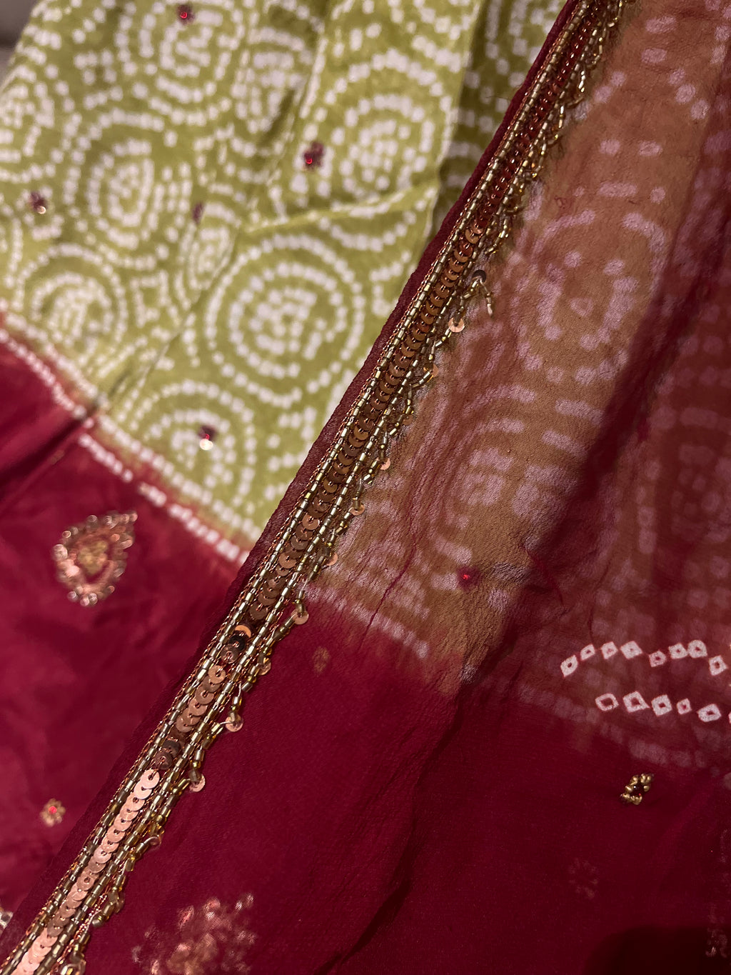 Traditional Bandej lehenga Set