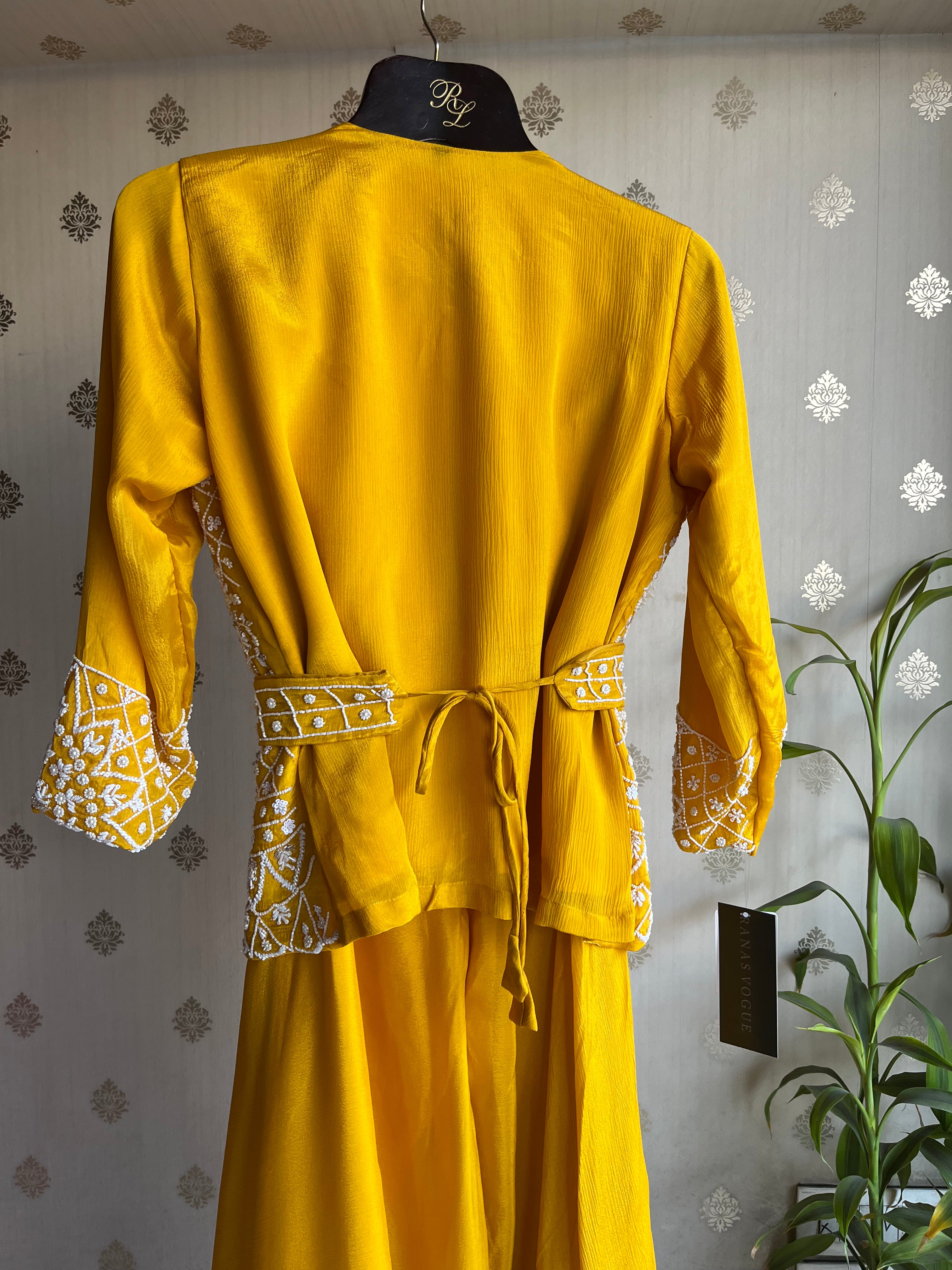 Mustard Indo-Western Set