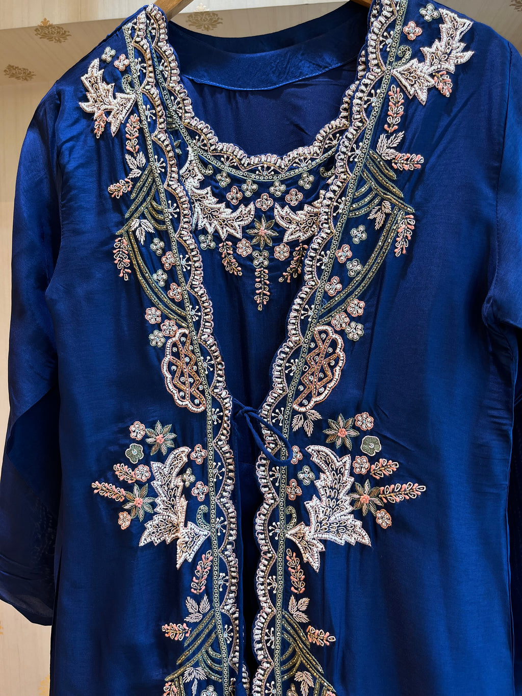 Deep Blue 2-piece Indo-Western