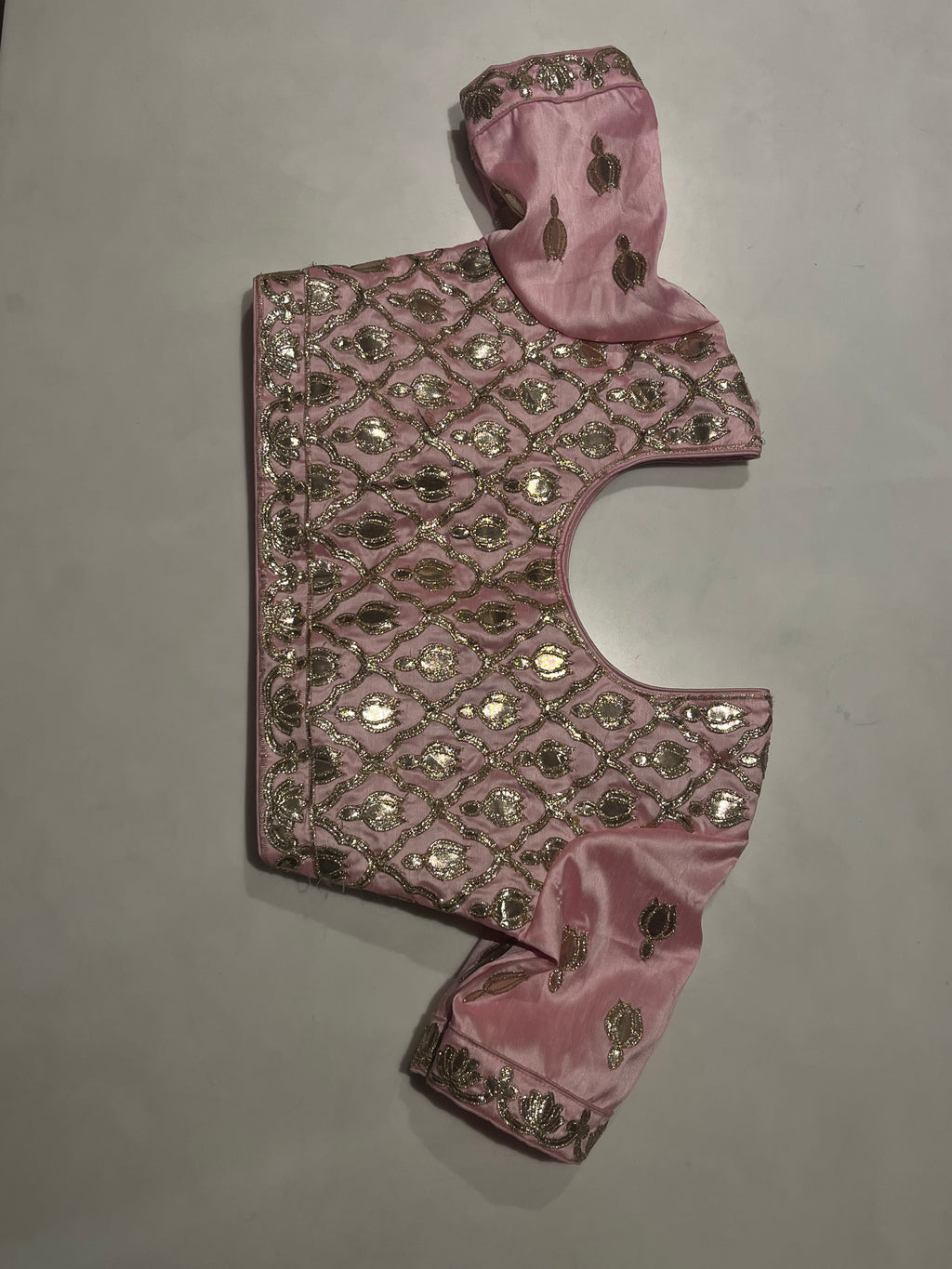 Pastel Pink Lotus Lehenga Set