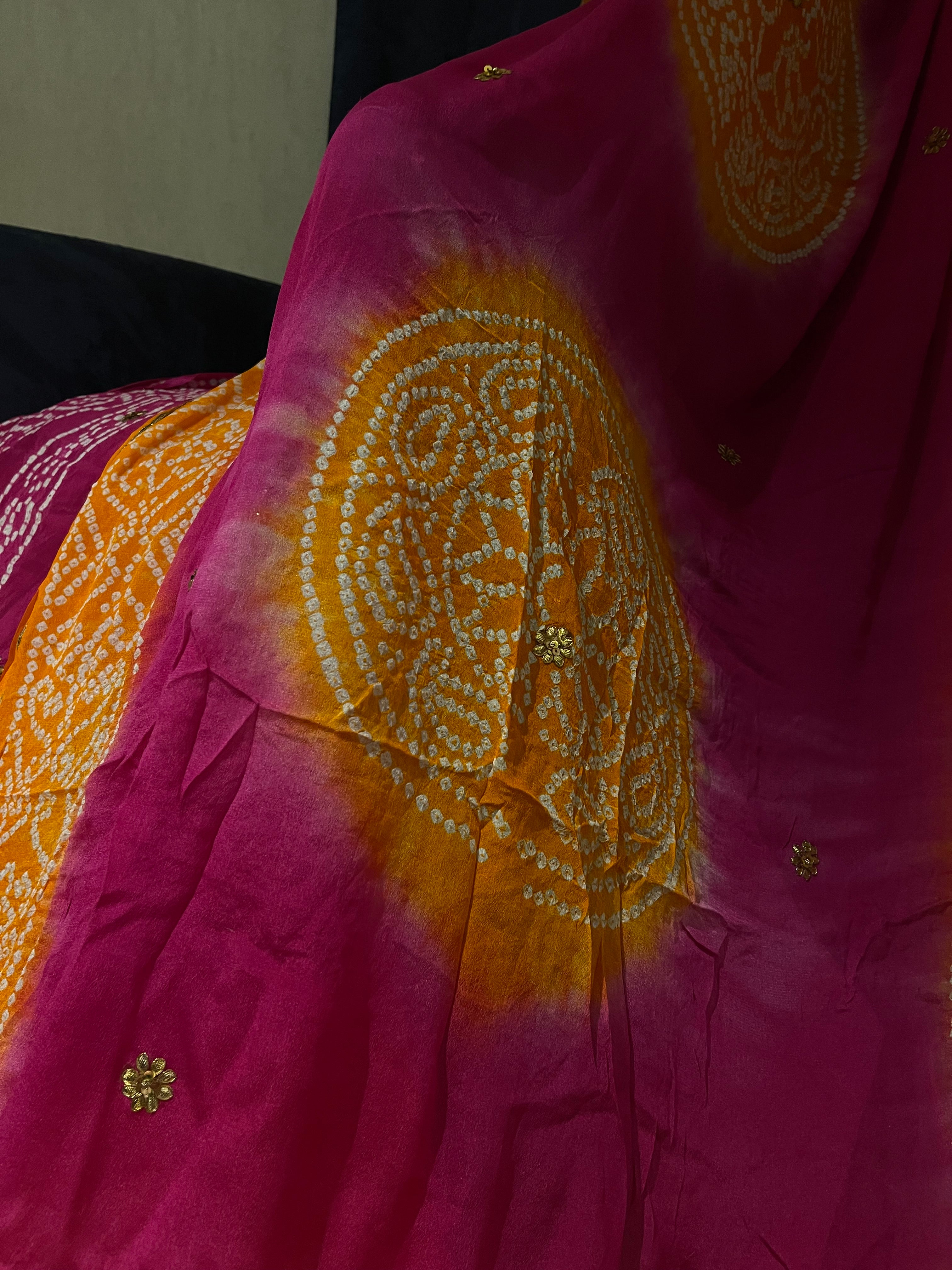 Traditional Bandej Lehenga Set