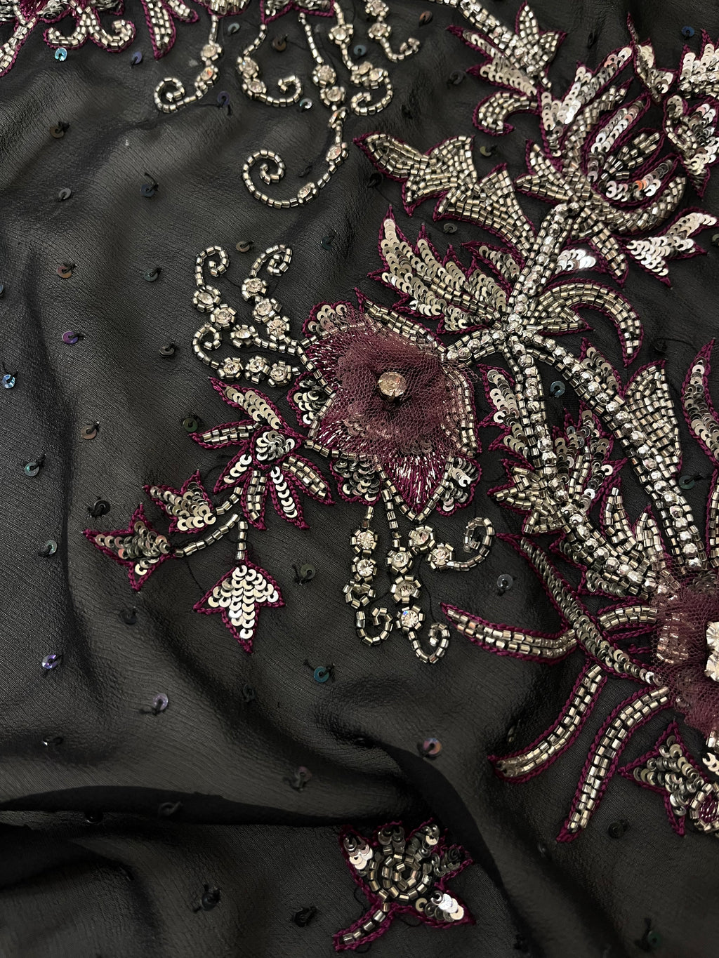 Black Cocktail Saree