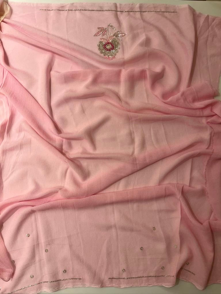 Pastel Ombre saree