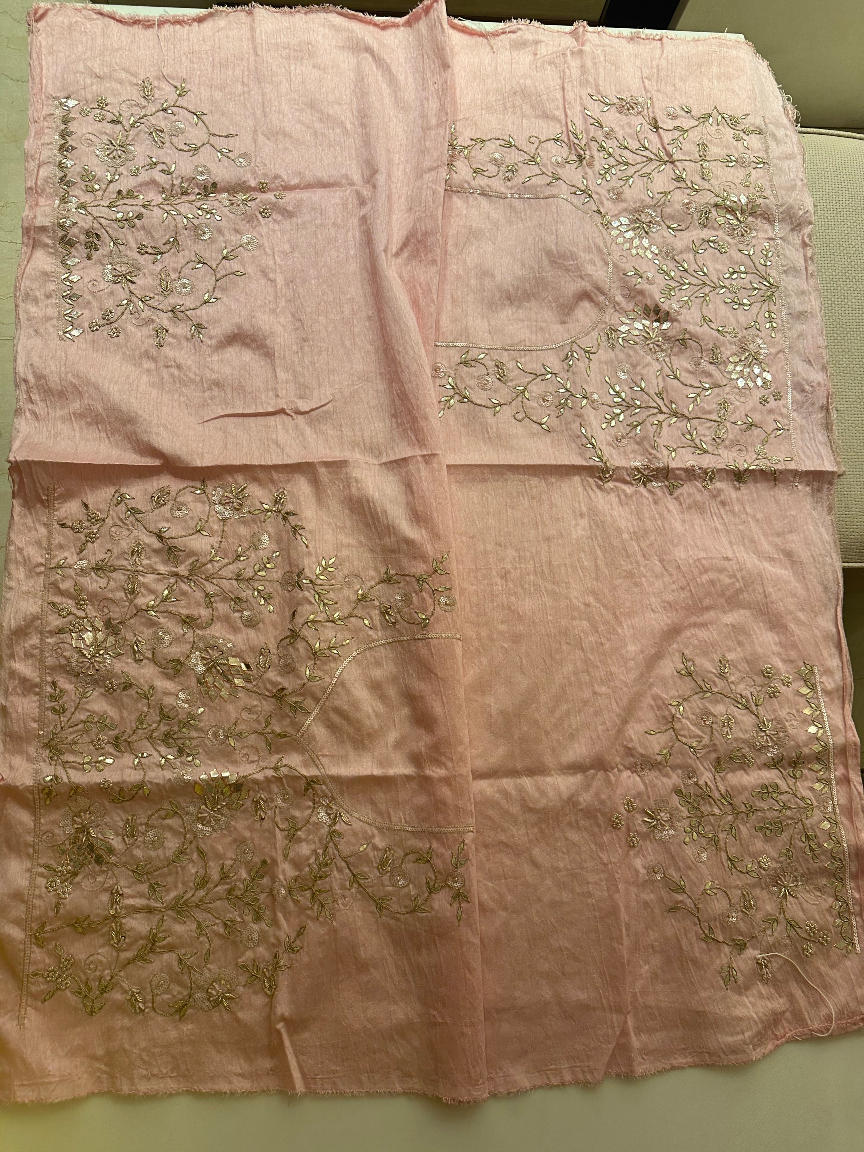 Rukmani Katcha Gotapatti Soft Organza saree