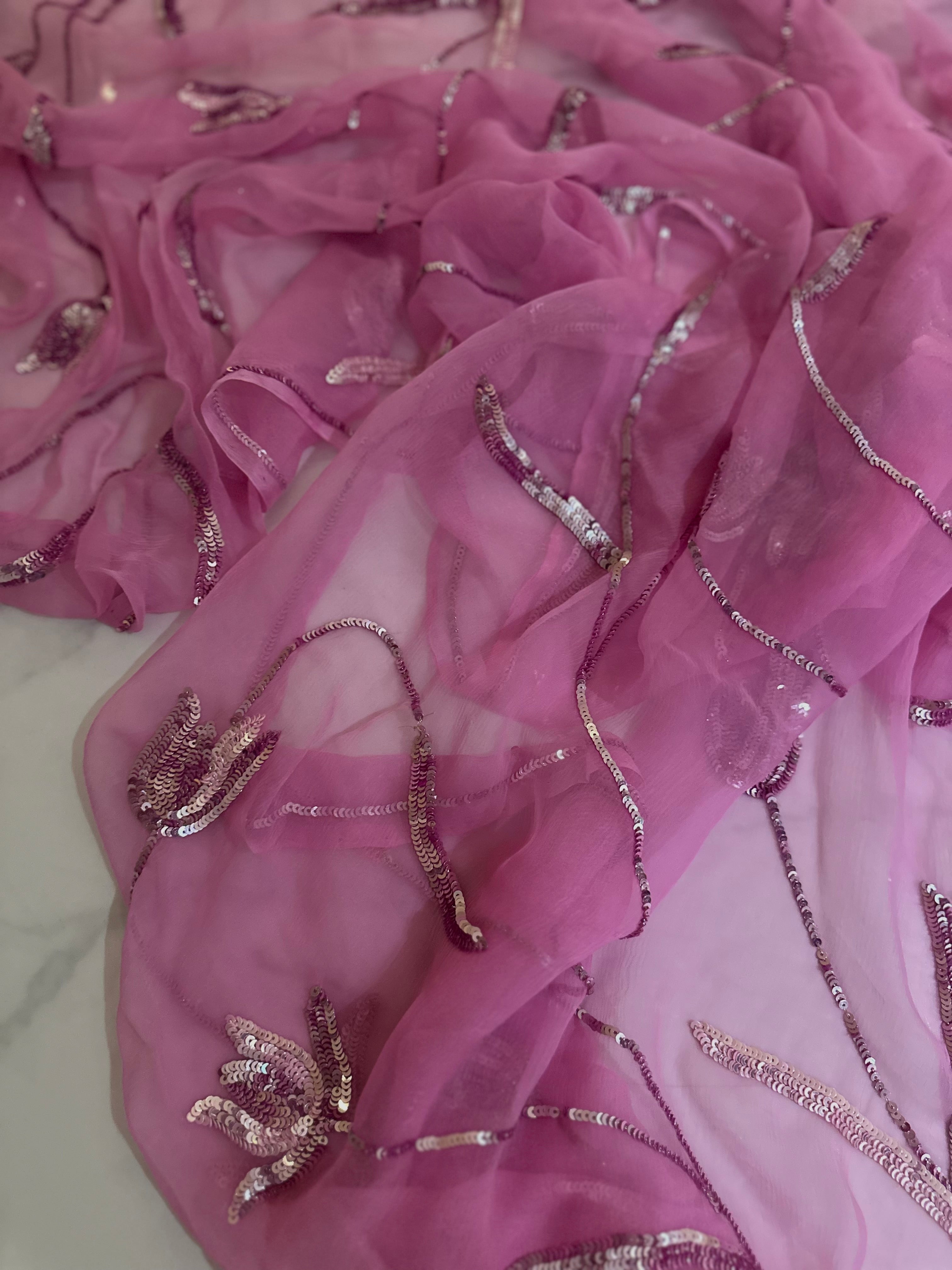 Shehzadi Chiffon saree